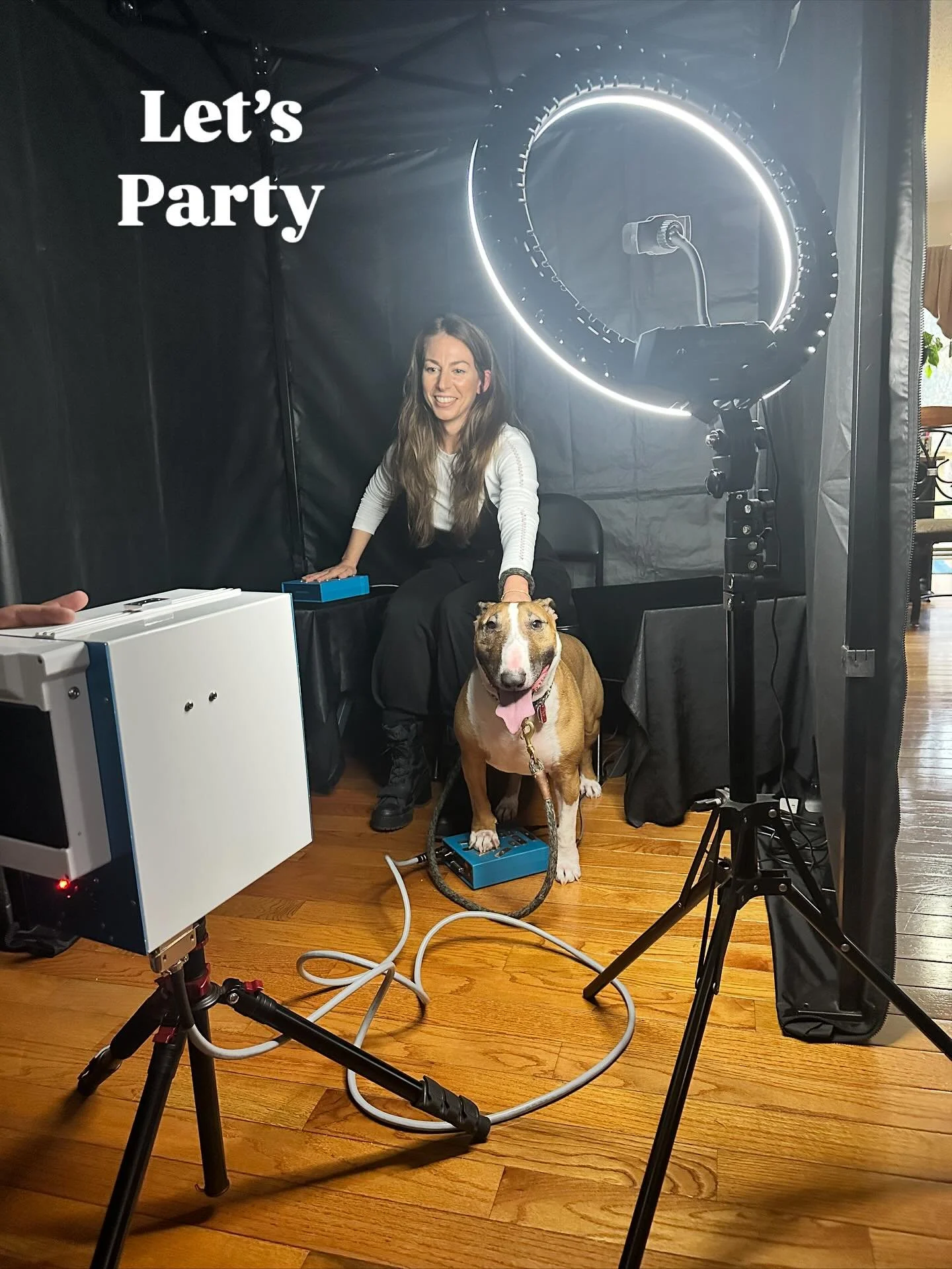 ✨ We had a blast doing this private birthday party. We laughed the whole time trying to get Nigel &amp; Littlefoot to be still for the picture. Every animal we have ever done comes up purple . Let us snap your pets photo and see if we can get a diffe