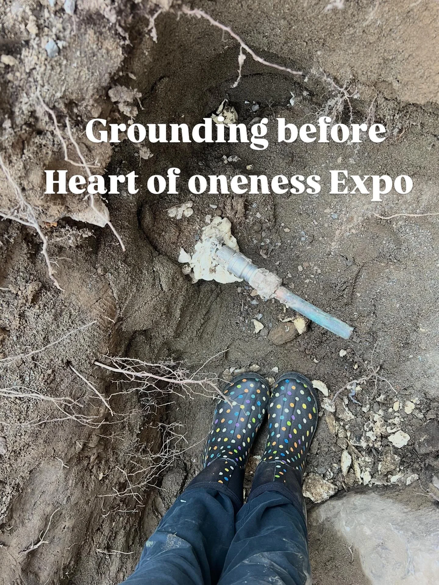 Grounding yourself before a big event is important. You are always exactly where you need to be.
Come to @heartofonenessholisticexpo to share energy with us.
New Jersey expo and convention center in 
Edison Nj
Booth 523

#brokenwaterline #aura #aurap