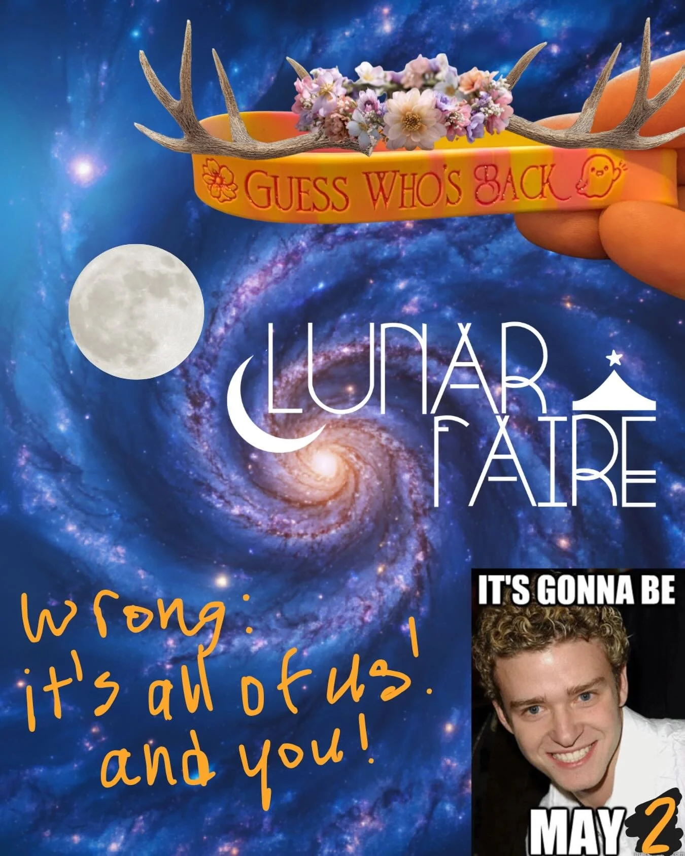 Beltane @lunarfaire is your gateway to May. The way to slay with the fae is to get tickets today. How bout we eat some hay or make things out of clay. We just may. What do you say? See you Saturday?

#aura #auraexplorerphotography #lunarfaire #season