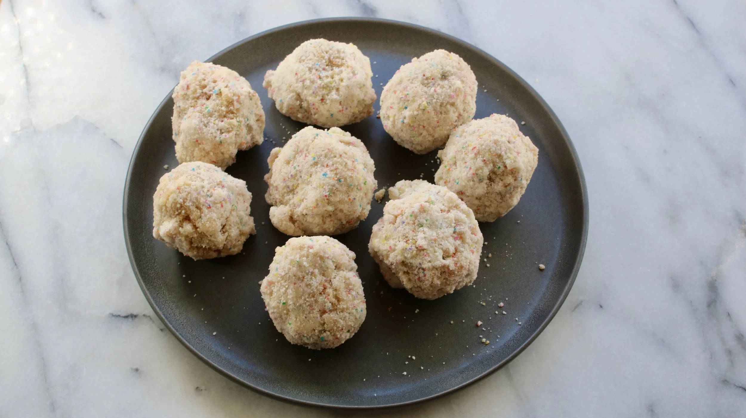 Vegan Birthday Cake Balls