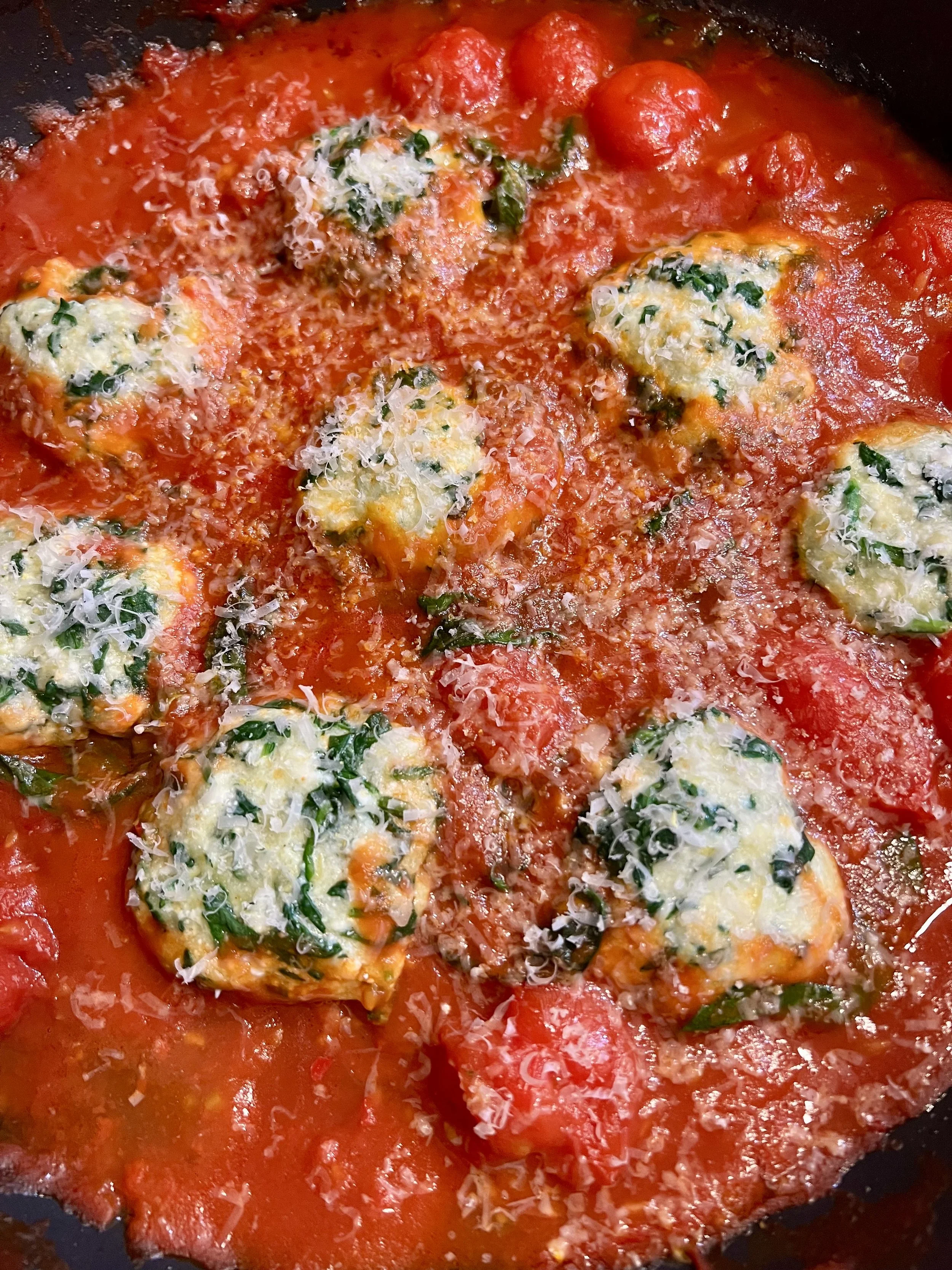Malfatti (Large Ricotta Gnocchi)