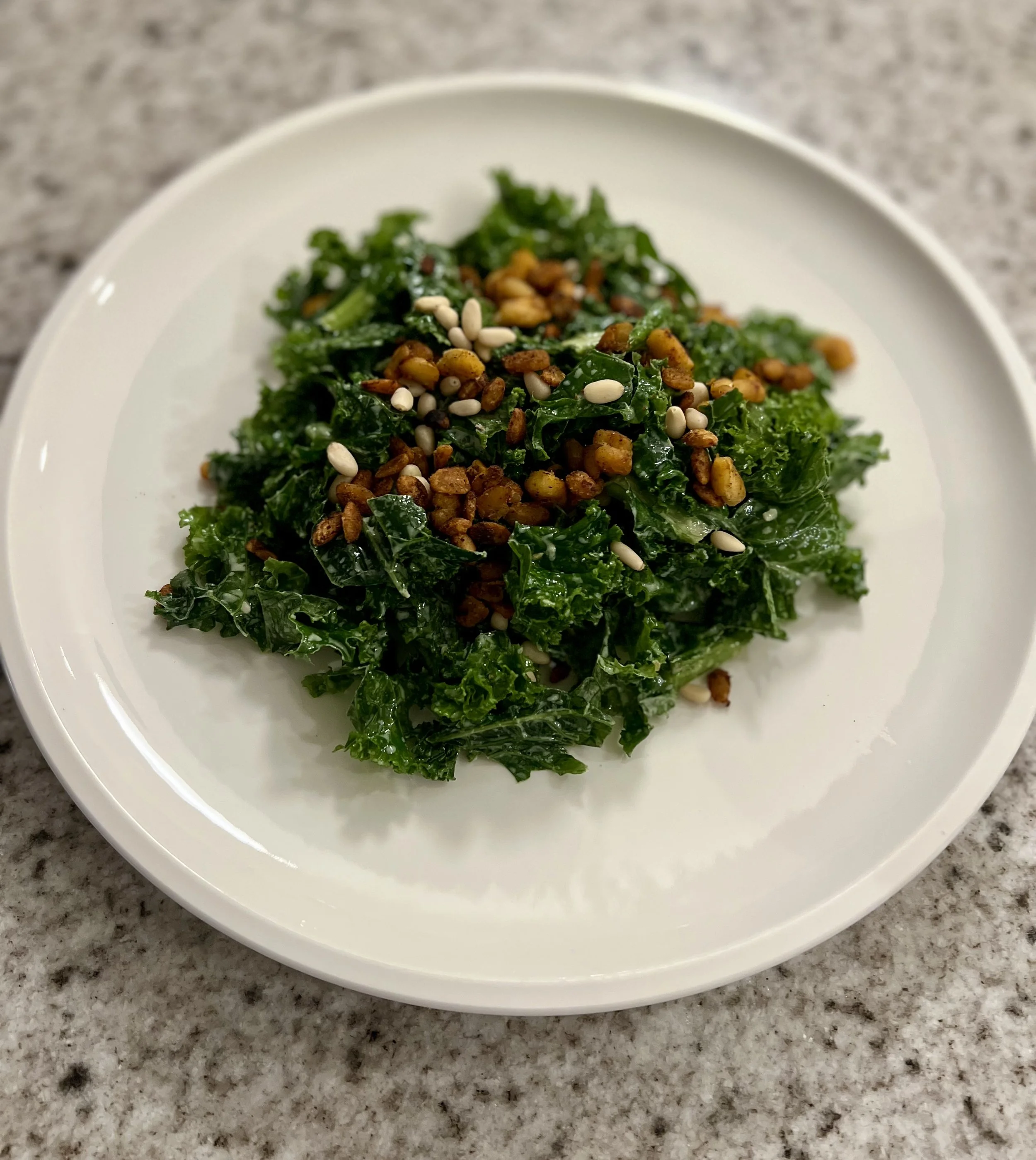 Vegan Kale Caesar Salad