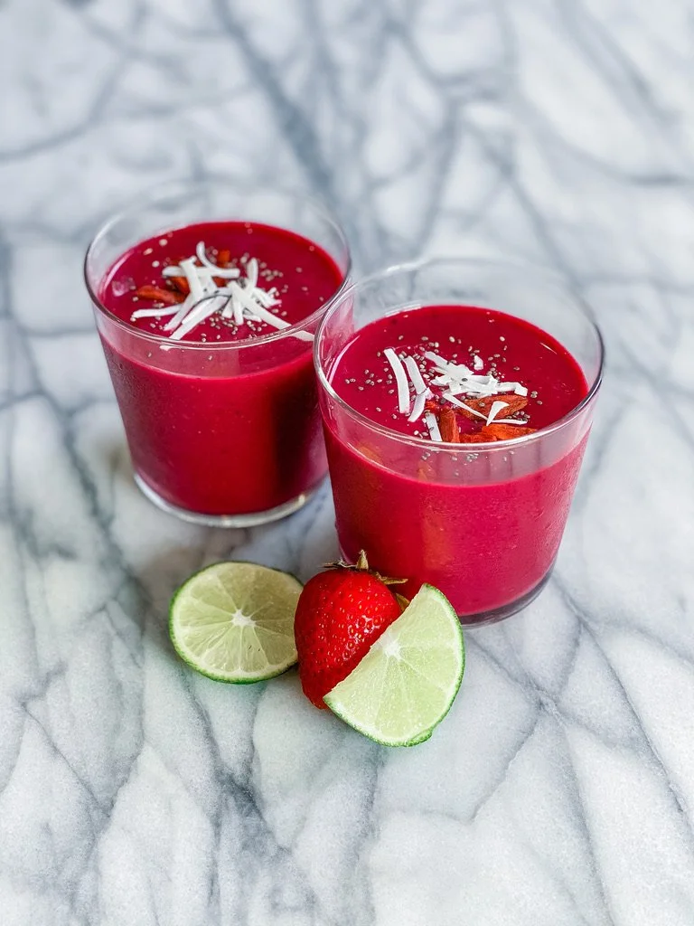 Ginger Cherry Beet Smoothie