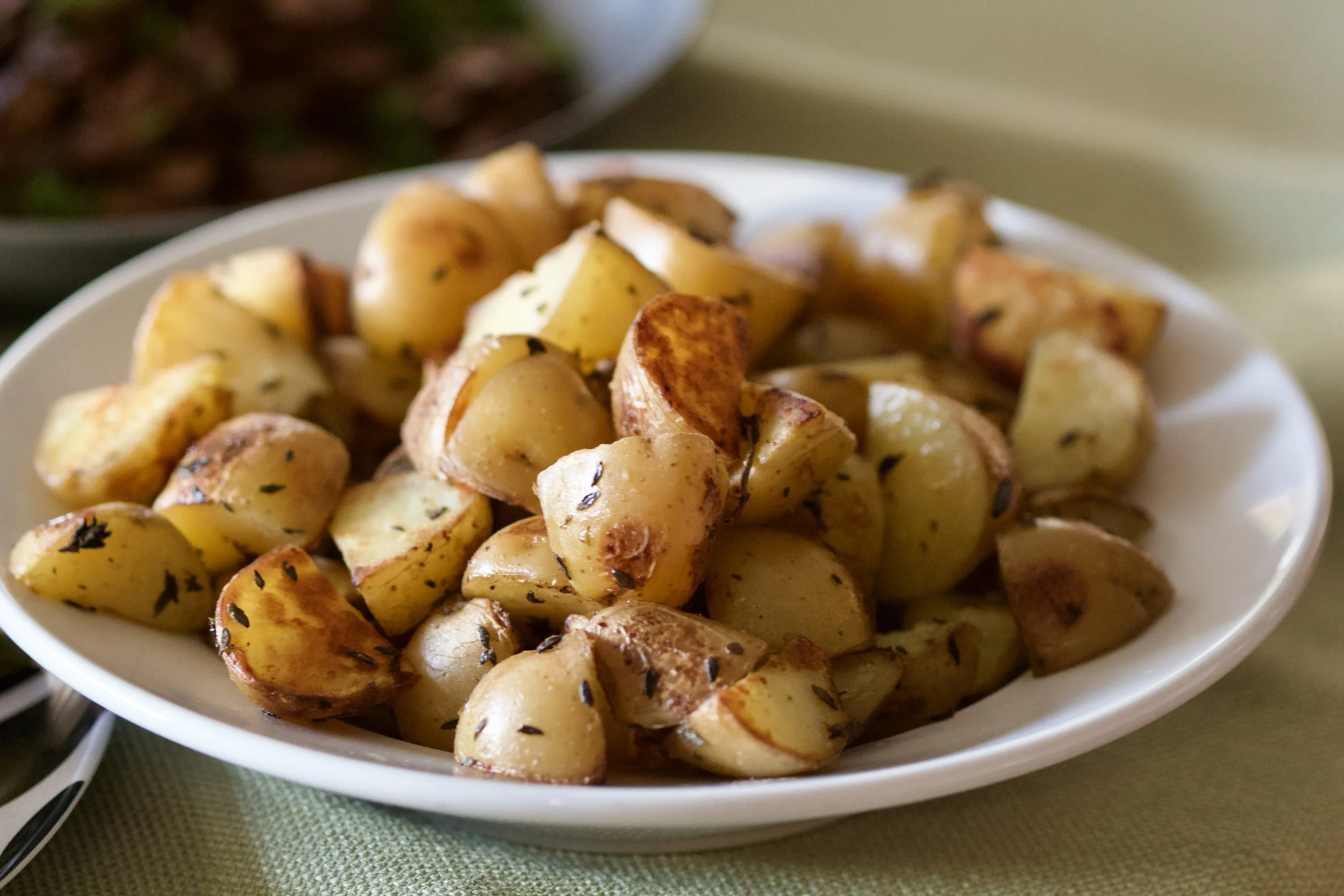 Sous Vide Butter &amp; Thyme Potatoes
