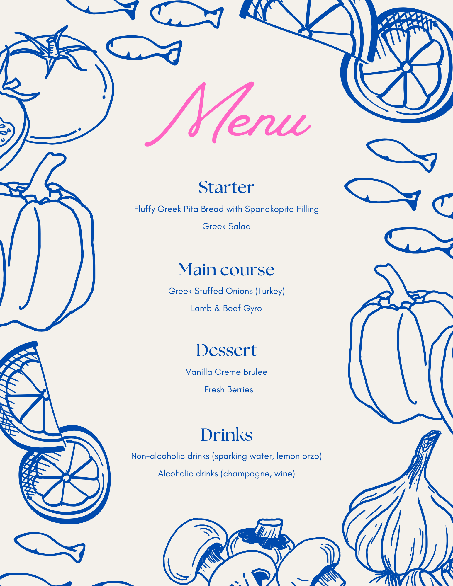 Mediterranean Dinner Party