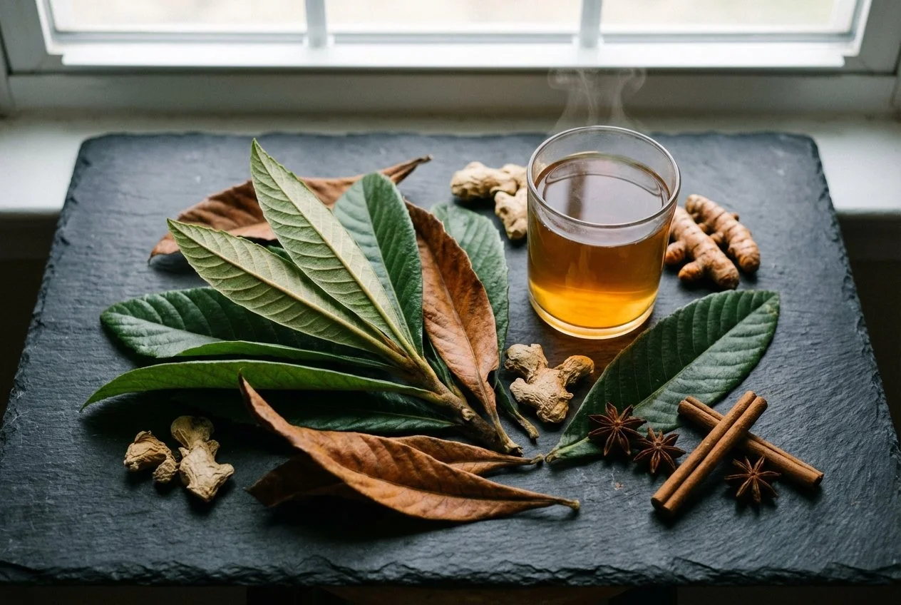 loquat leaf herbal tea for glucose regulation