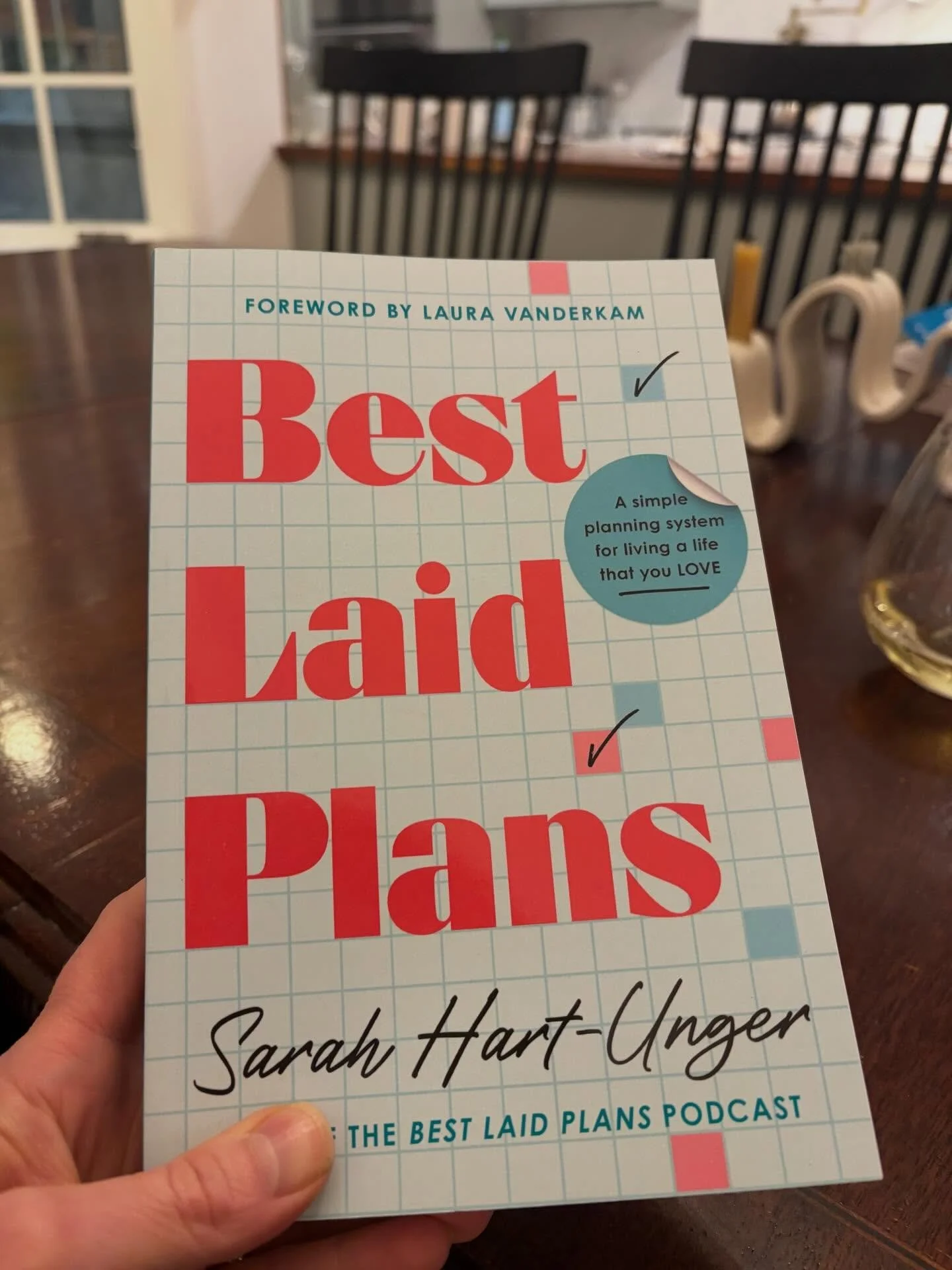 So excited to hunker down with SHU&rsquo;s new book. I am always inspired by her ideas and use many of her techniques to keep my very full life humming along smoothly. www.theshubox.com #planning #books #firsttimeauthor #bestlaidplans #2026goals