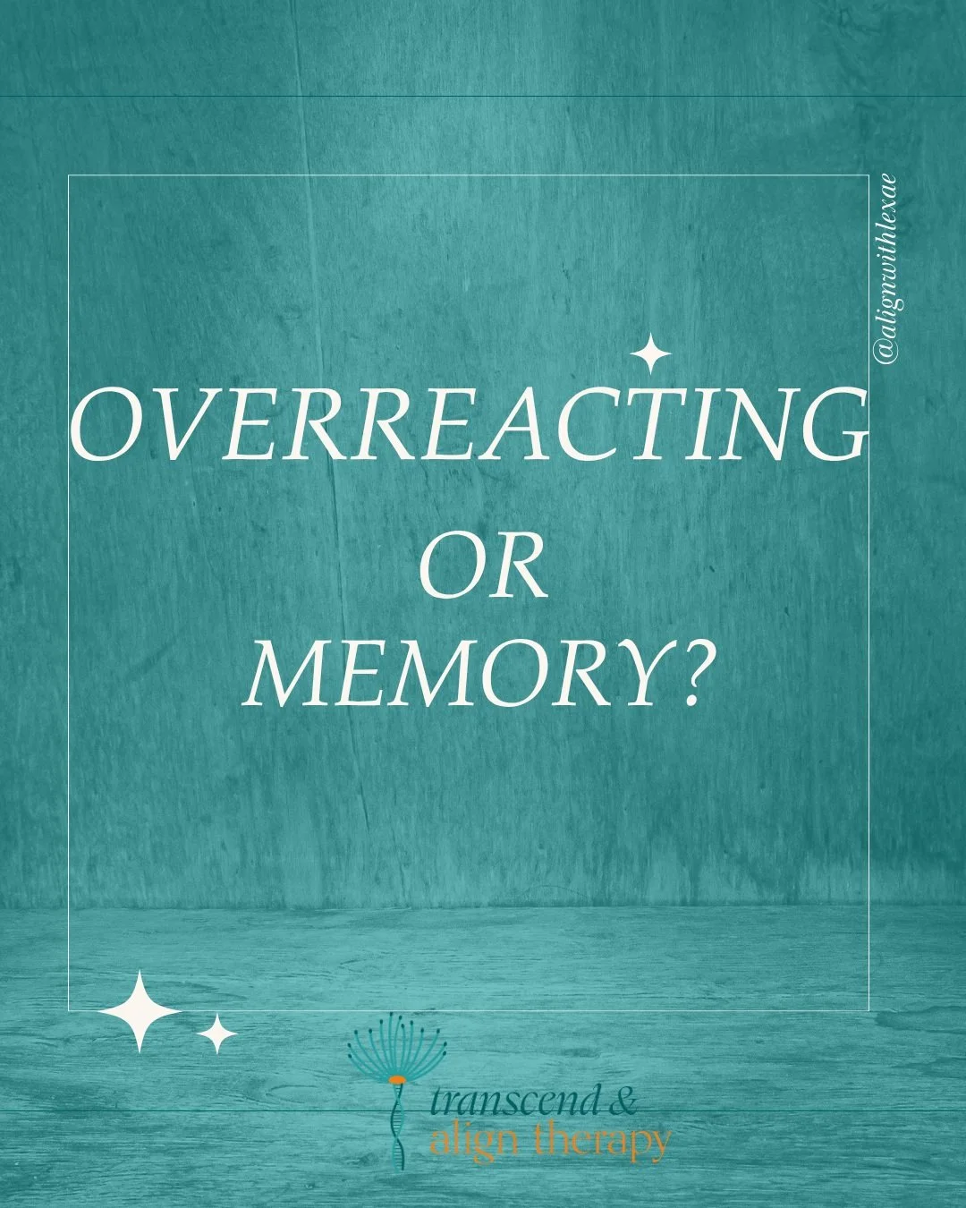 your body remembers before your mind does

your reaction is bigger than the moment because your nervous system isn't just responding to this, it's responding to every moment that ever felt like this one. it's not doing math on today. it's pulling fro