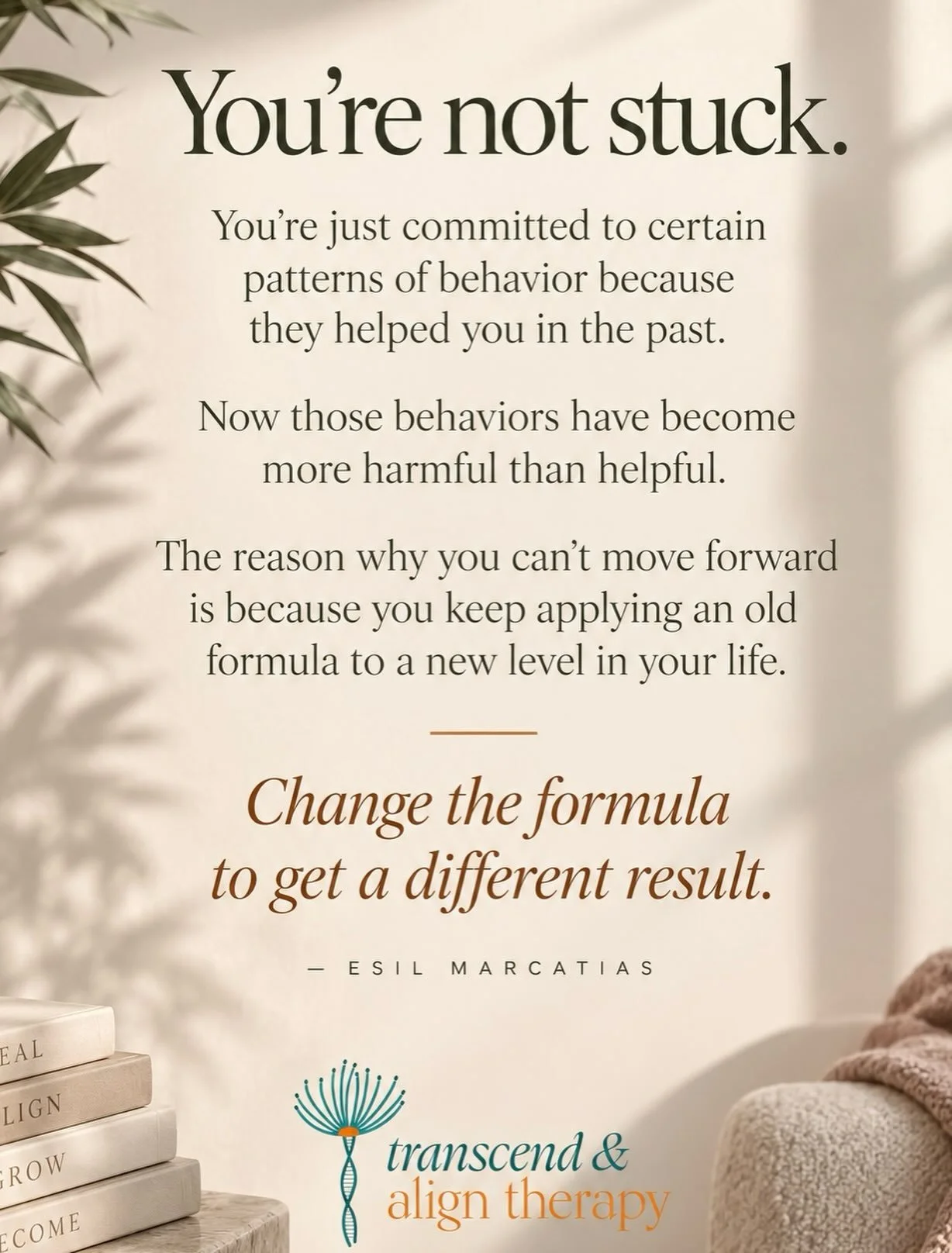 The patterns keeping you stuck may be the same patterns that once kept you safe.

We don&rsquo;t develop coping strategies for no reason. Avoidance, overthinking, people-pleasing, shutting down, hyper-independence, or needing control may have once he