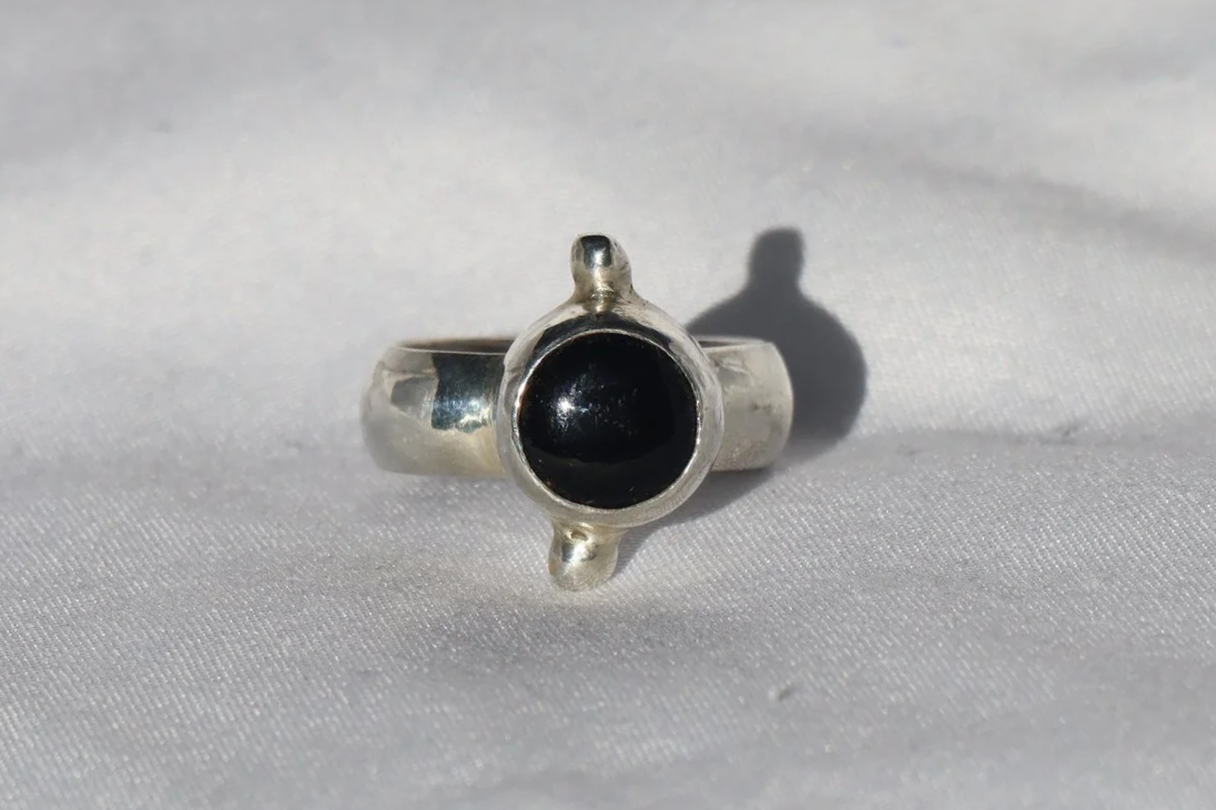 Chunky Onyx Ring