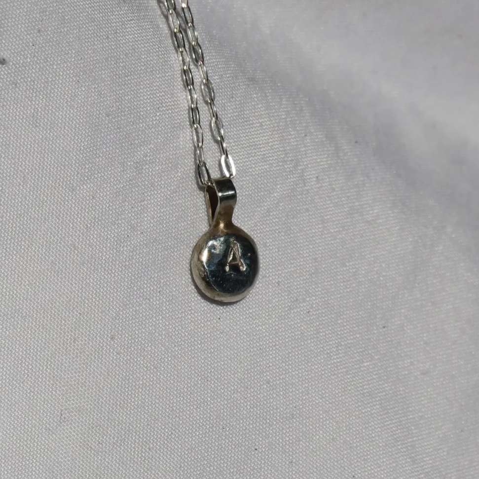 Itsy bitsy initial necklace