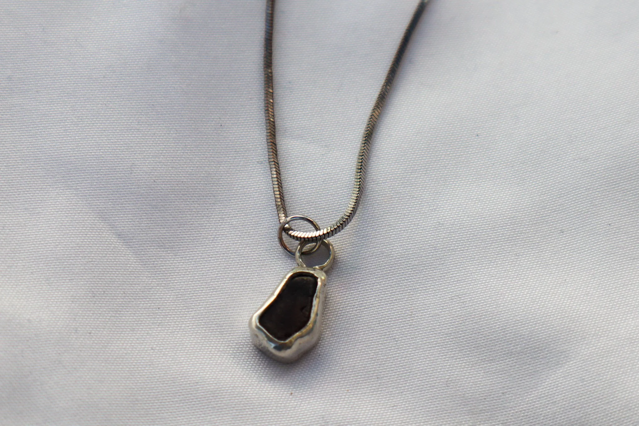 Brown Seaglass Pendant