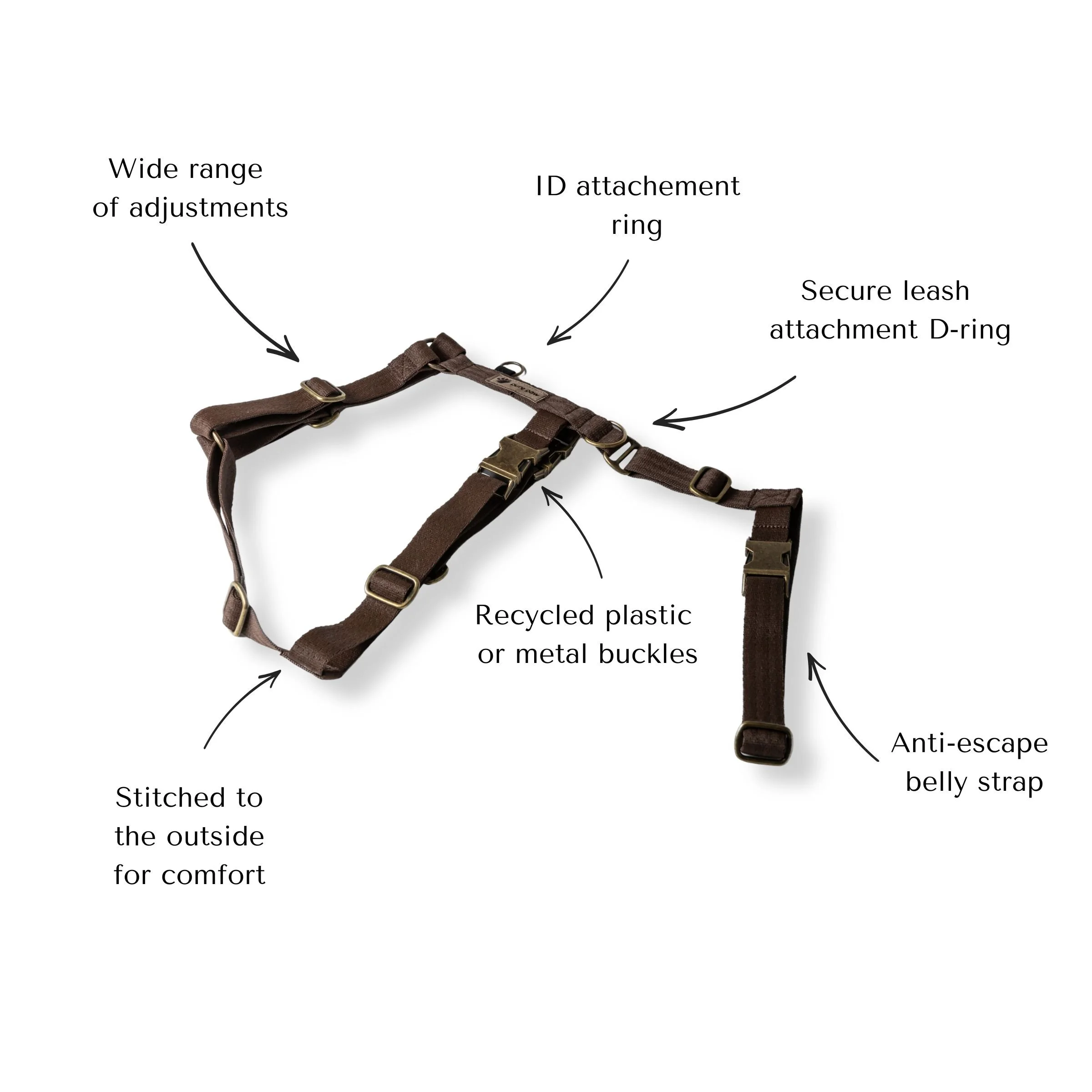 Anti-Escape Sighthound Harness