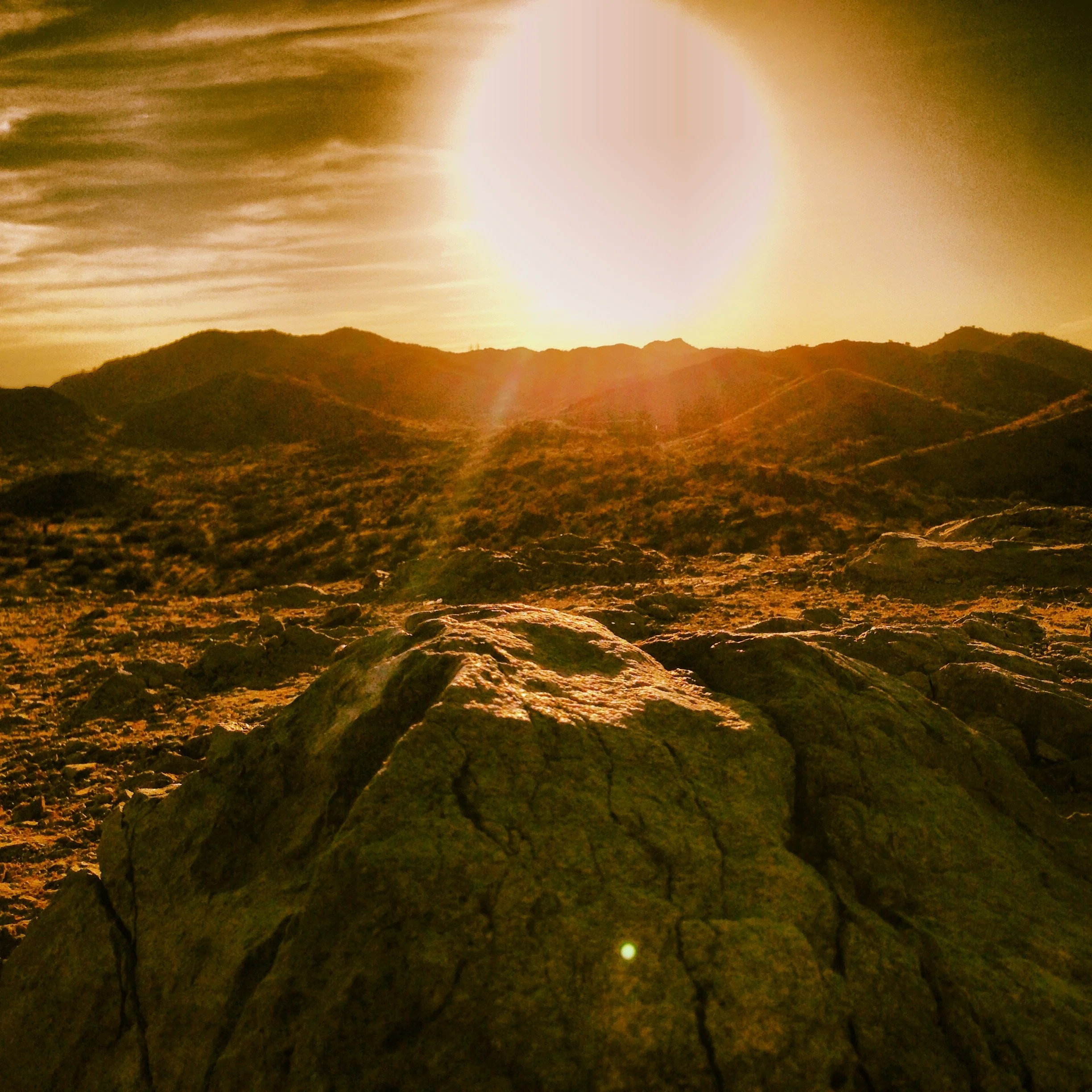 Life on Mars? - It's just South Mountain in AZ