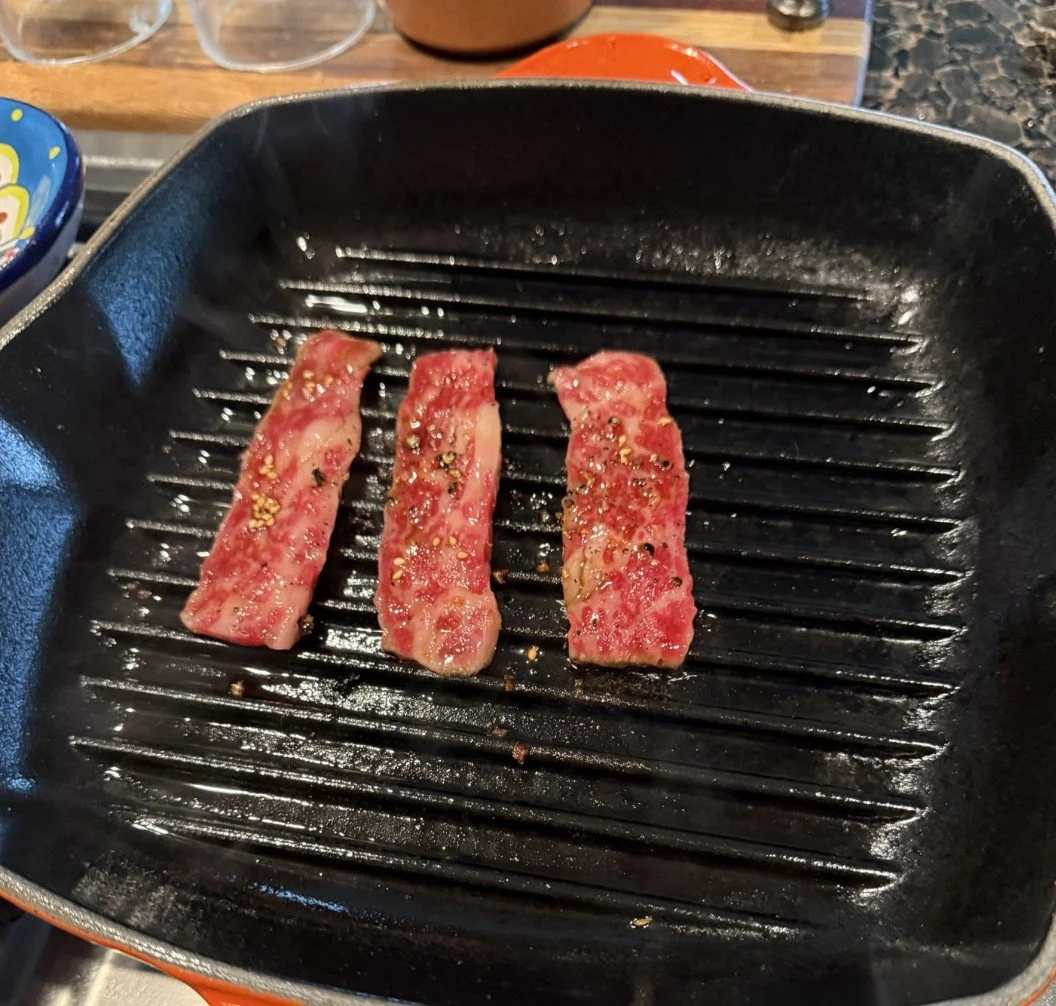 That marbling........... with rice wine 