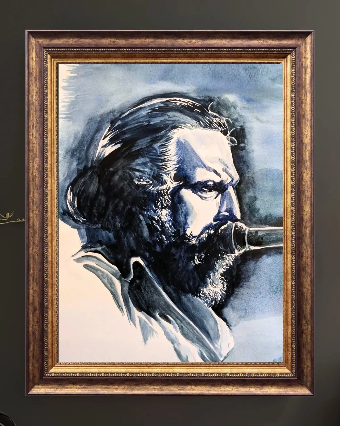 In 2019 I painted this watercolor sketch in the mini bus that I was living in with my now Ex-Husband. I had already been in full  @timmytychilders mode, having seen him live the year prior and listening to his music almost daily. 6 years later and I 