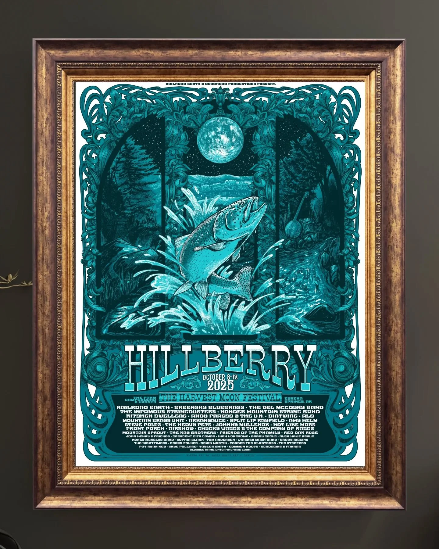 I designed this poster for Hillberry in Eureka Springs,AK. Hillberry is one of those events that blends music, nature, and community in a way that feels really rooted and genuine, and I wanted the artwork to capture that spirit.

The design plays wit