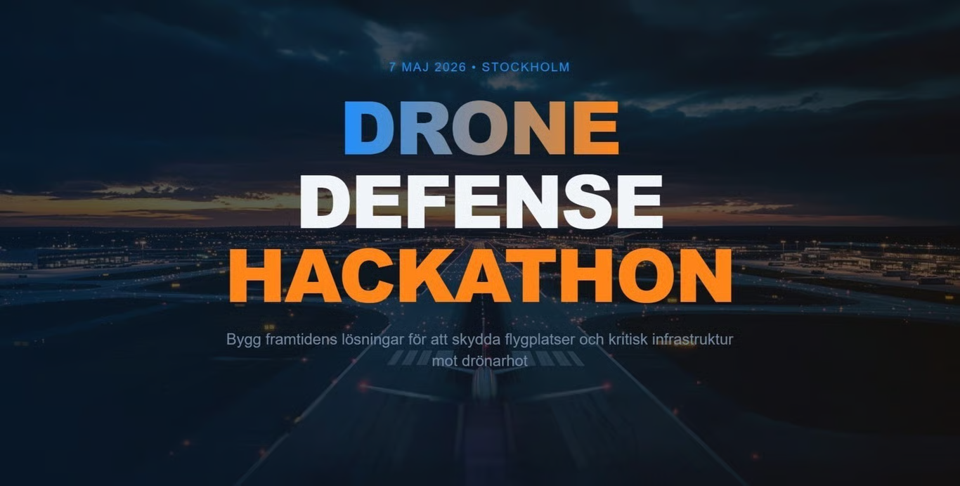 Drone Defense Hackathon - digital kickoff från Umeå