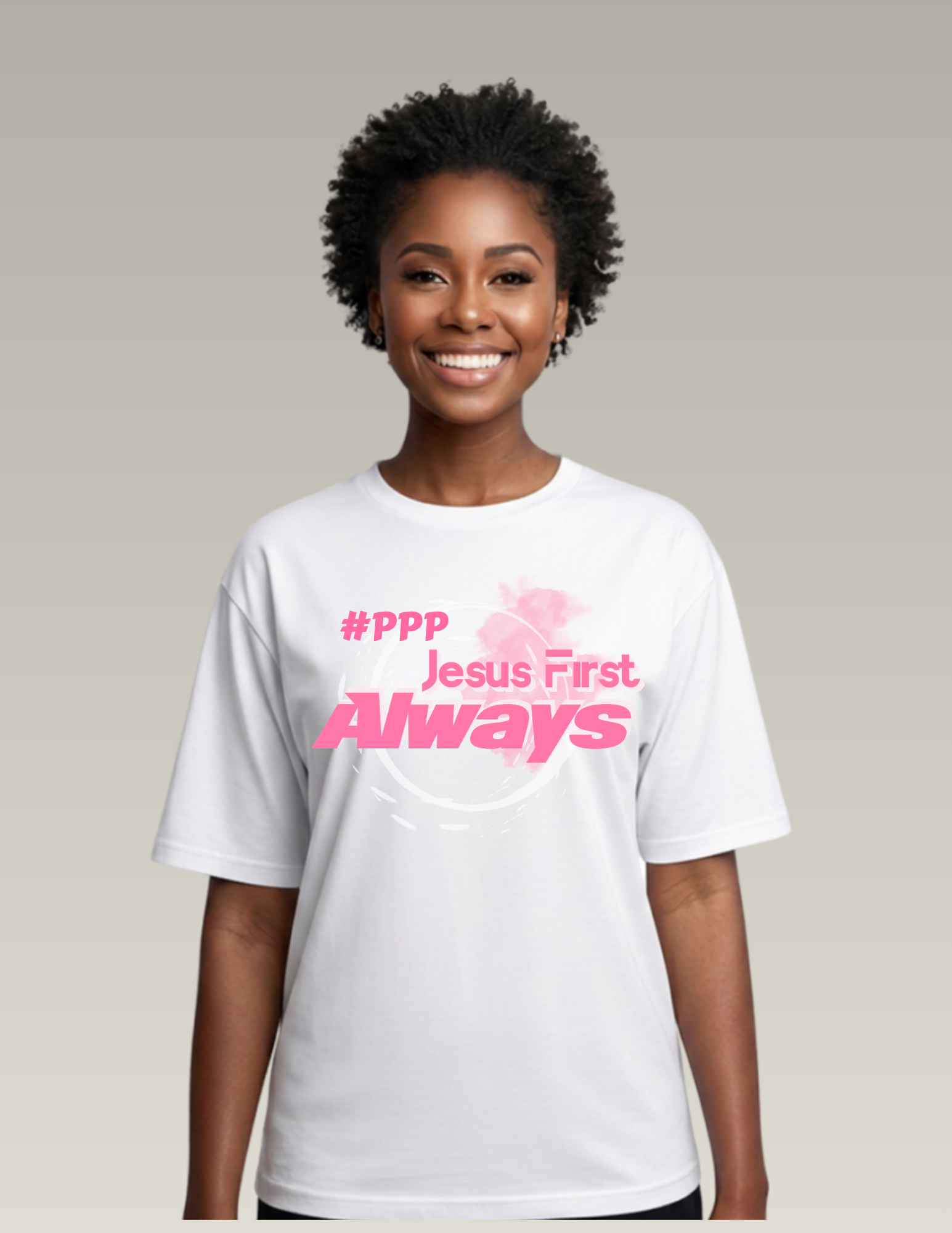 Jesus First in Pink