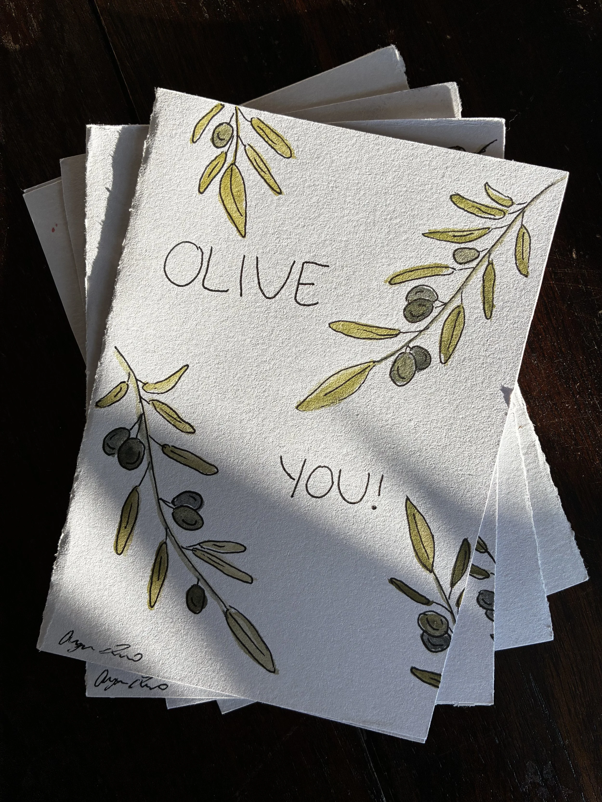 Olive You Cards