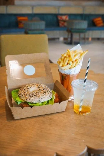 Complimentary Fries &amp; Soda with Any Hotdog or Sandwich