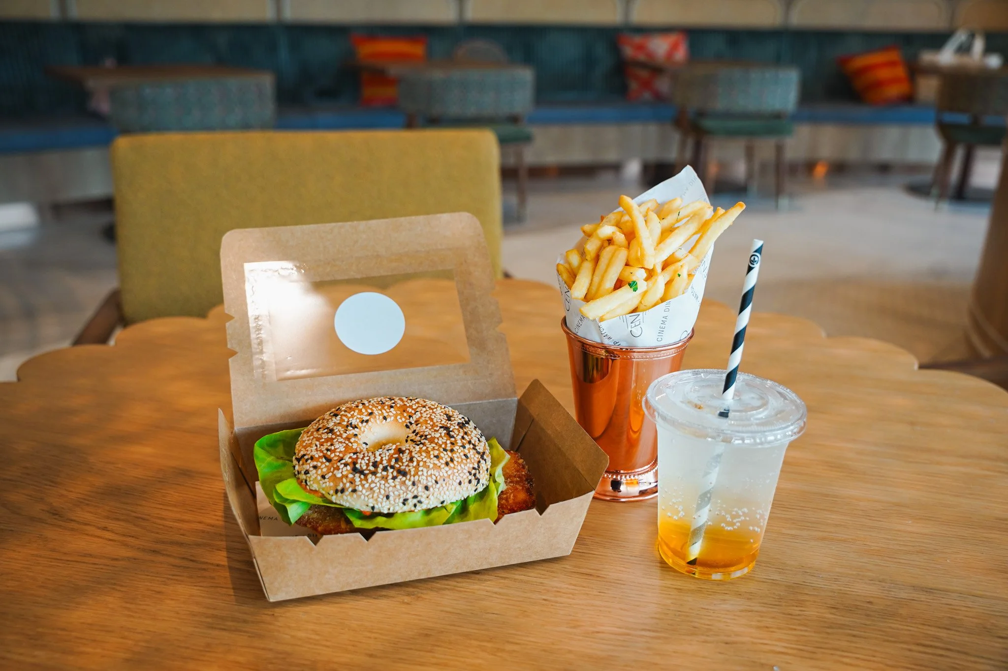 Complimentary Fries &amp; Soda with Any Hotdog or Sandwich