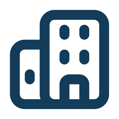 An icon of a commercial business building.