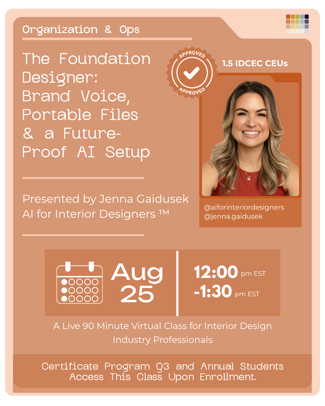The Foundation Designer (1.5 CEU)