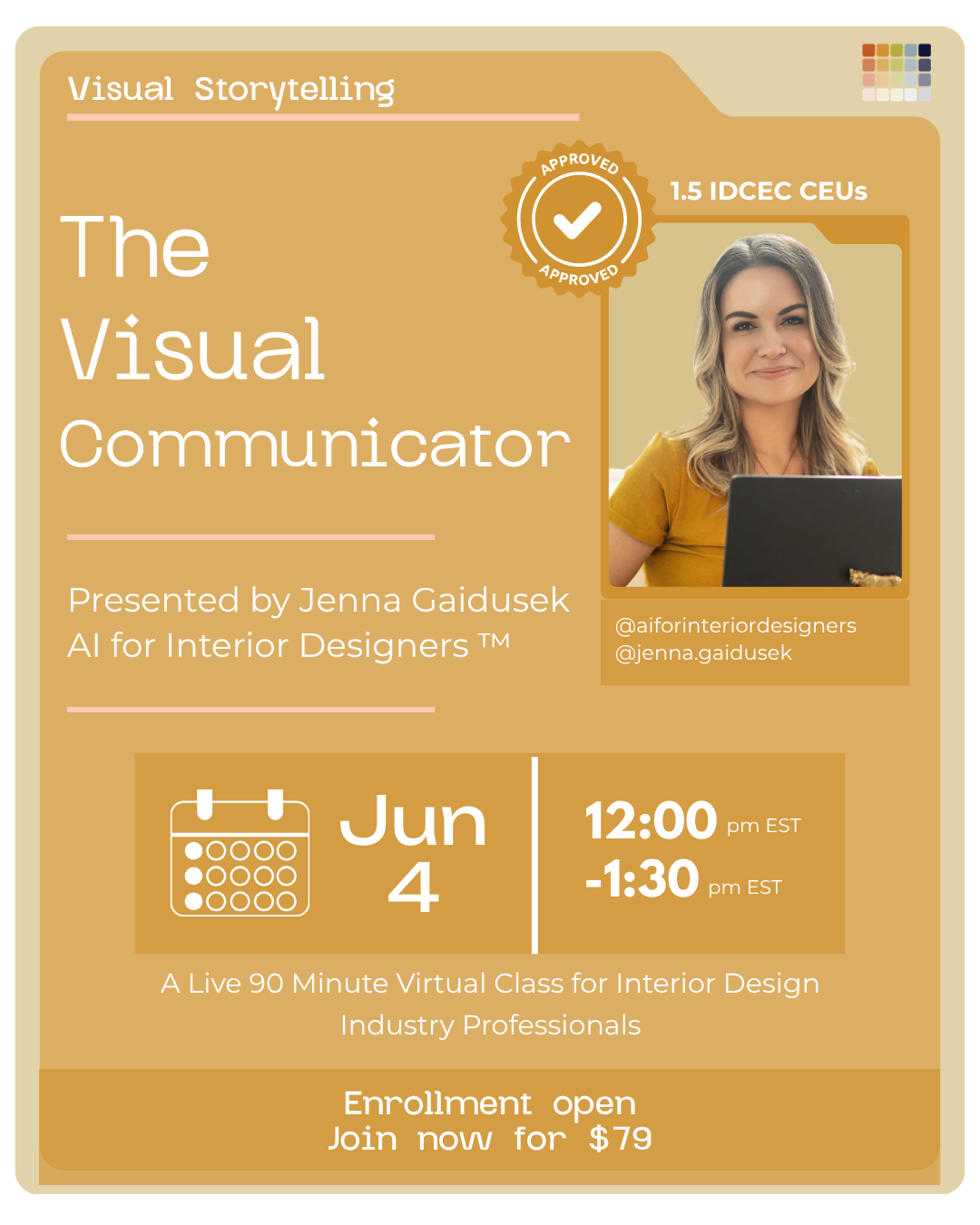 Open Enrollment: The Visual Communicator (1.5 CEU) 6.4.26