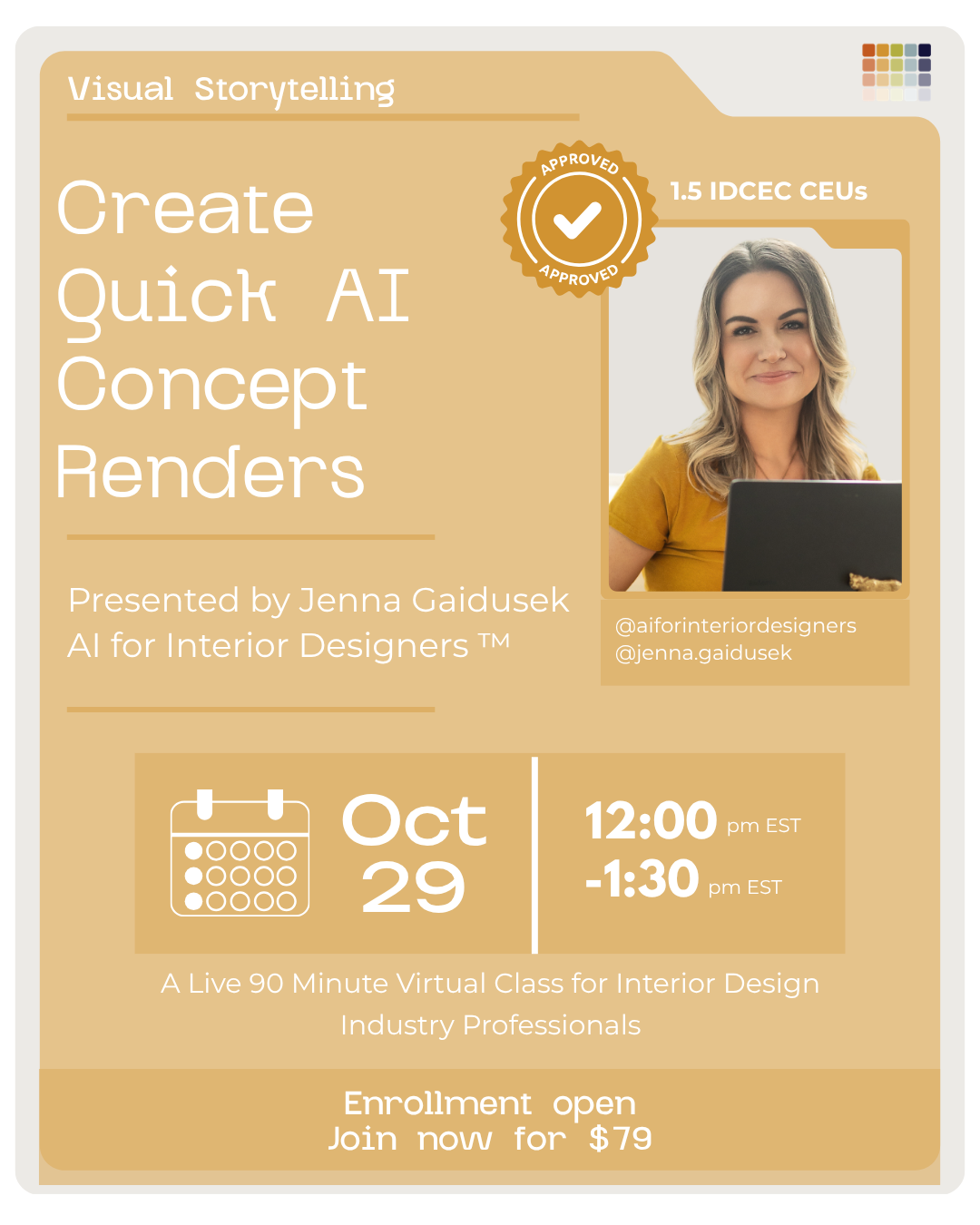 Open-Enrollment Class: The Visual Communicator