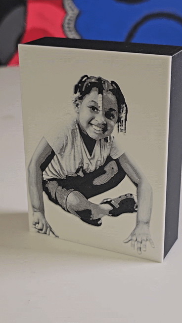 Photo to Art Printed Picture - Black & White