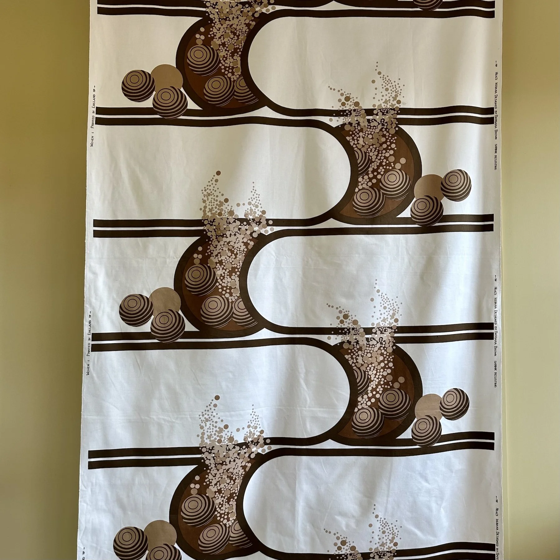 Barbara Brown Ikebana Fabric for Heals by Hull Traders