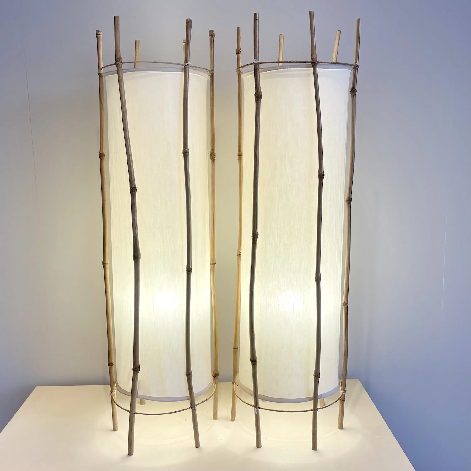 Pair of 1960s Louis Sognot floor lamps