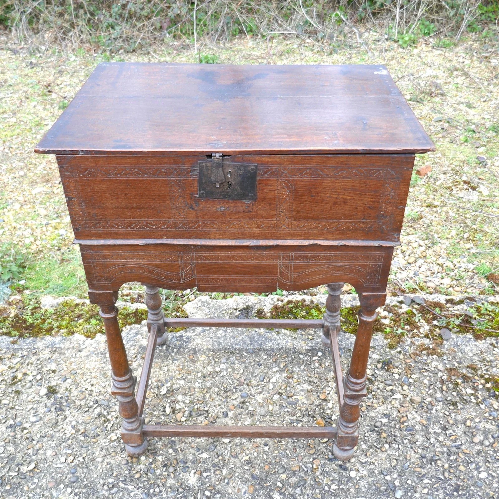 Oak Document Box English Civil War