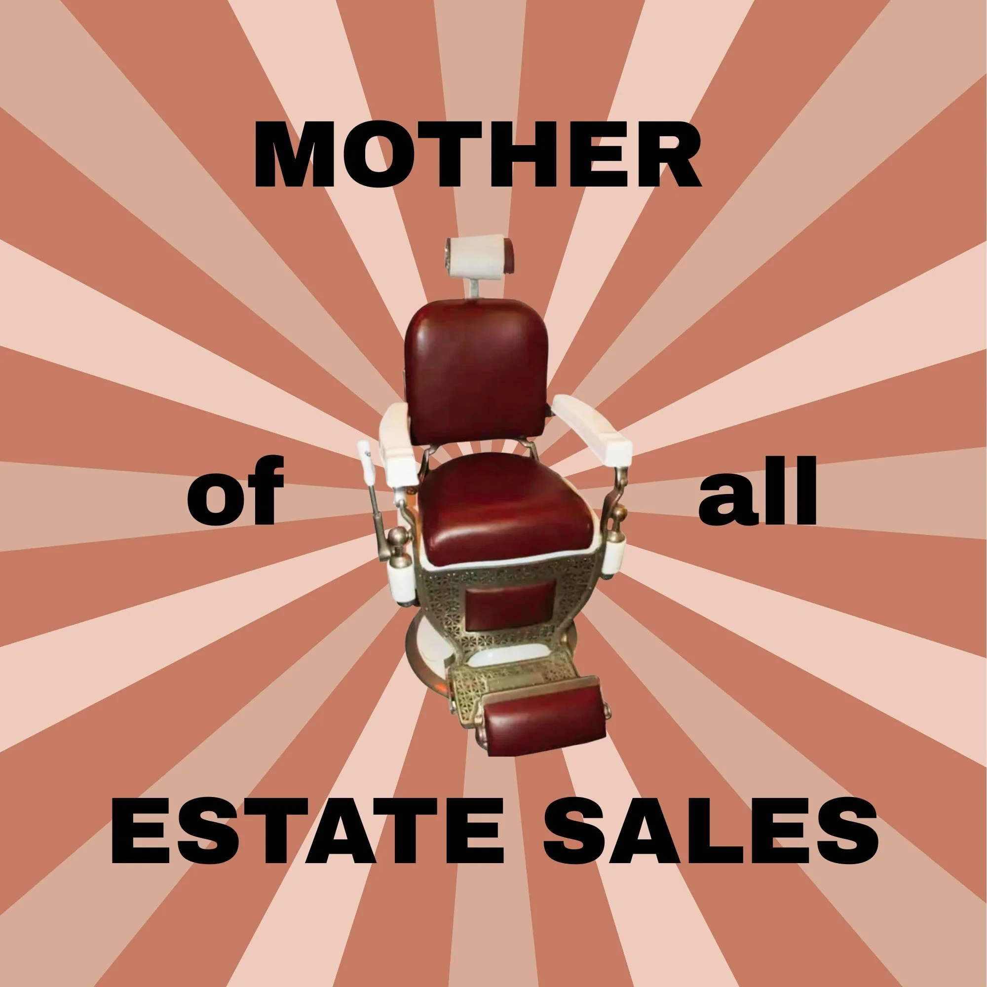 🚨 THE MOTHER OF ALL ESTATE SALES 🚨

Starting Mother&rsquo;s Day Weekend in the Okanagan.

70+ years of collecting - ready to share!

Rows of tools, antiques, vintage finds, old vehicle parts, industrial pieces, farmhouse d&eacute;cor, collectibles,