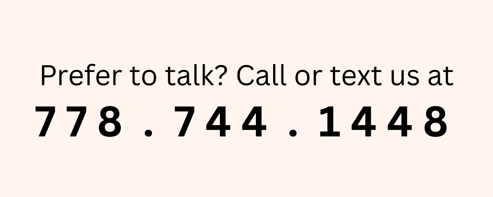 Call or text Birdies Estate Services at 778-744-1448