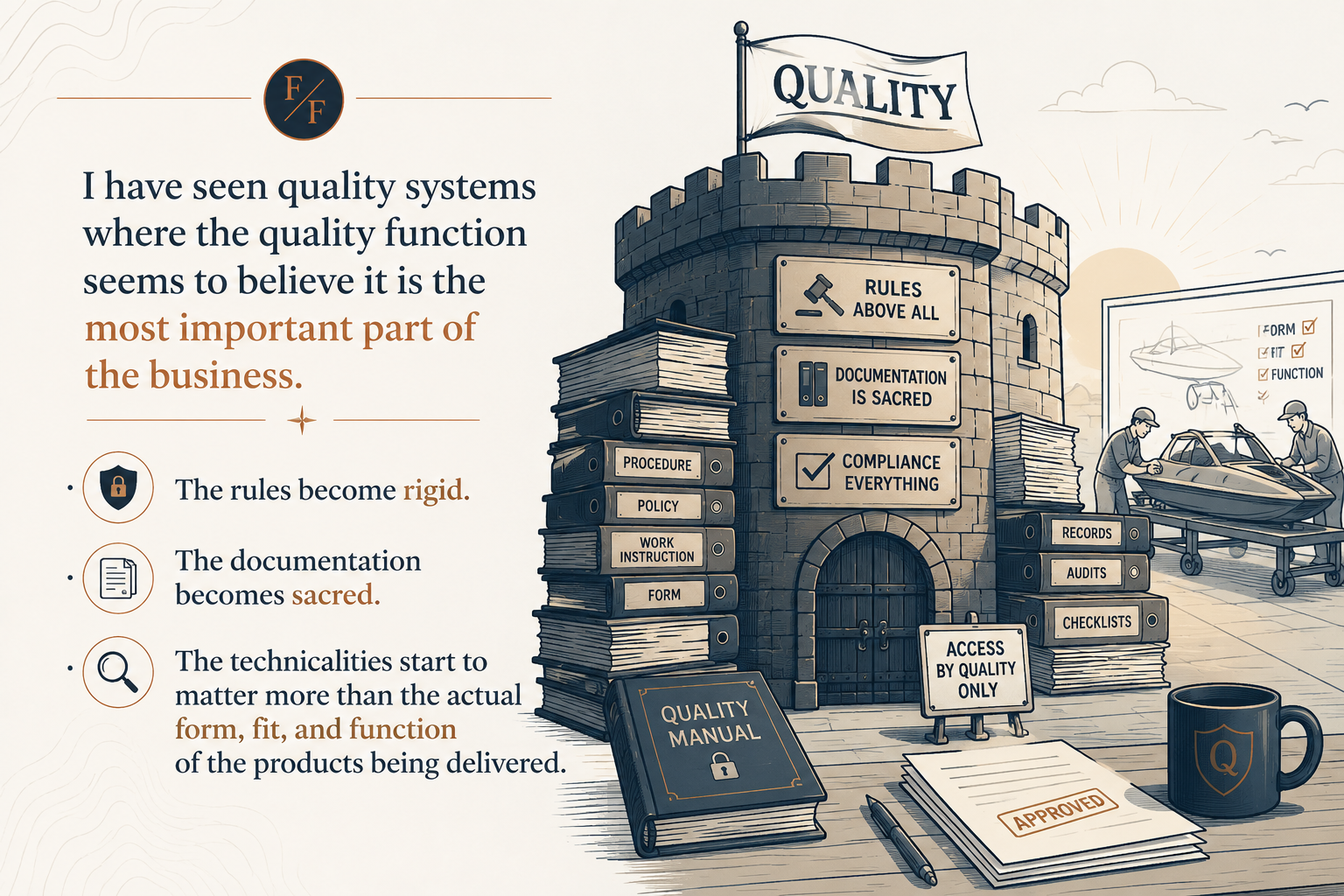 Why Quality Should Serve the Mission - Not the Other Way Around