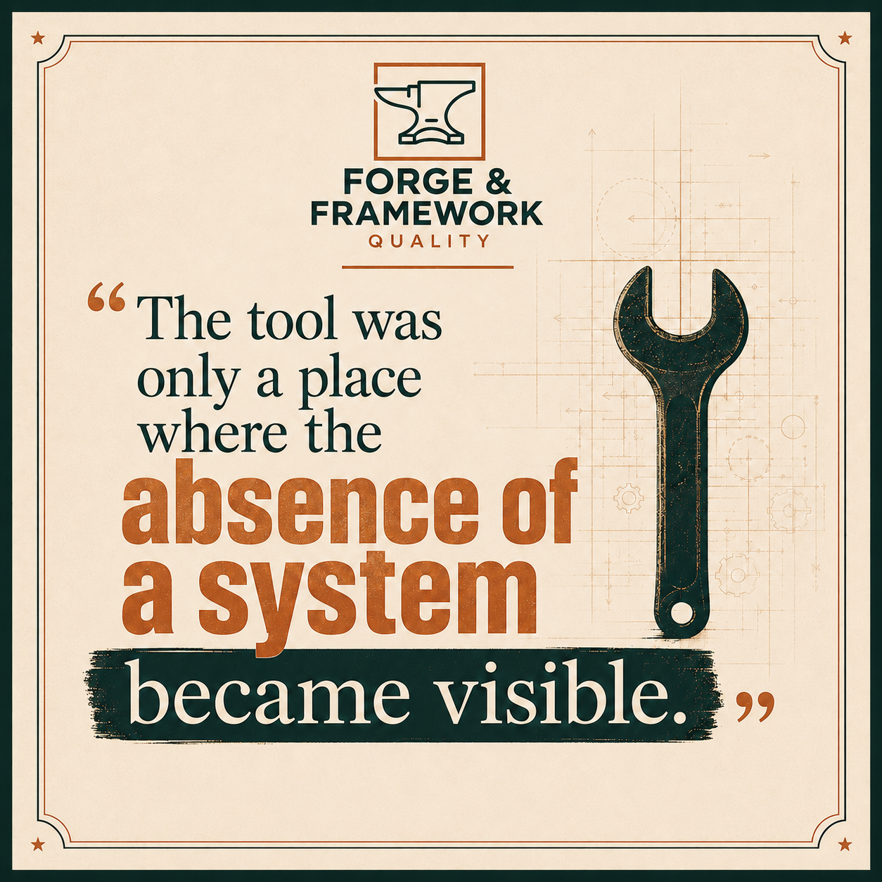 The Tool Isn’t the System
