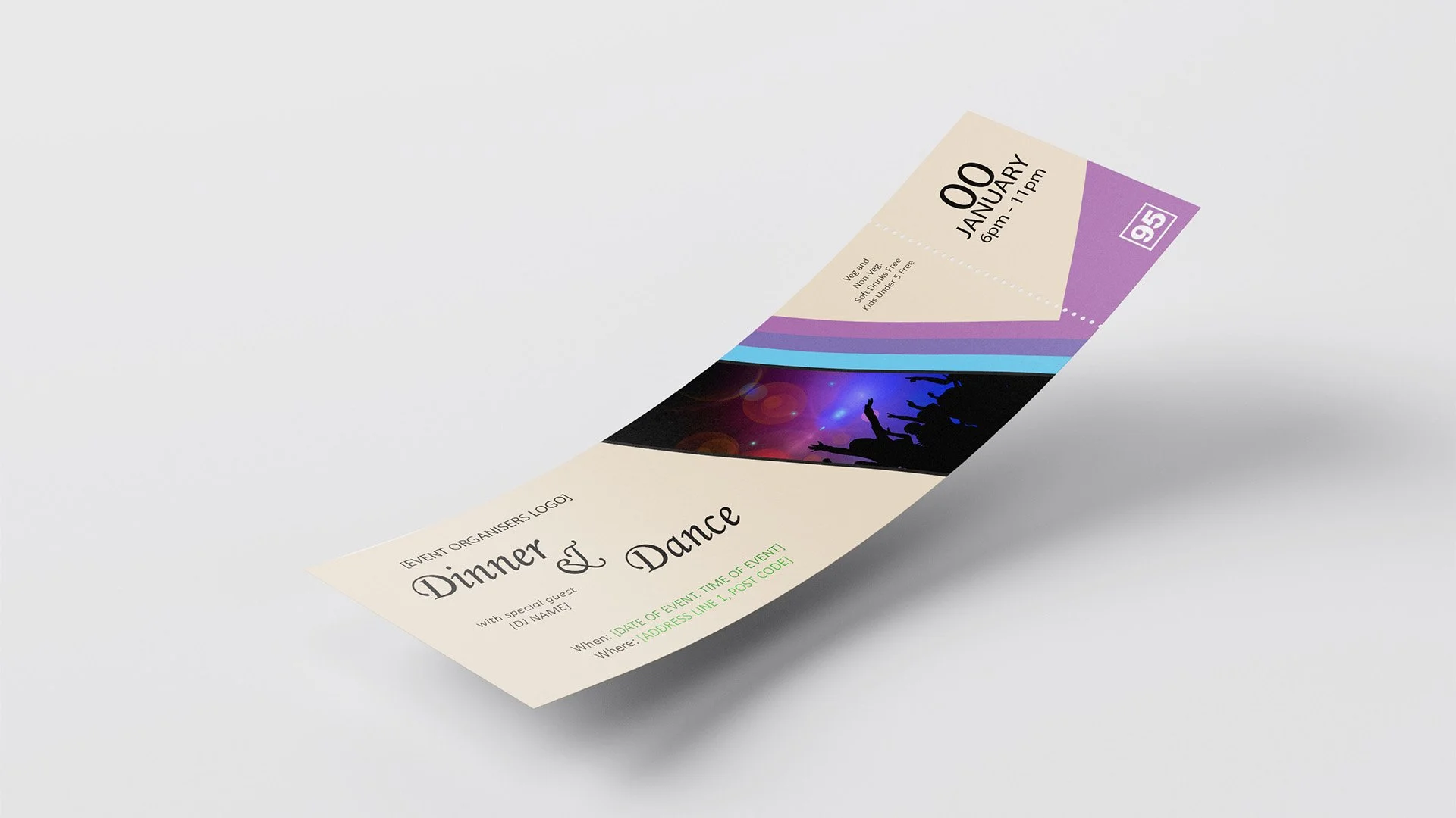 Events Ticket Design Project