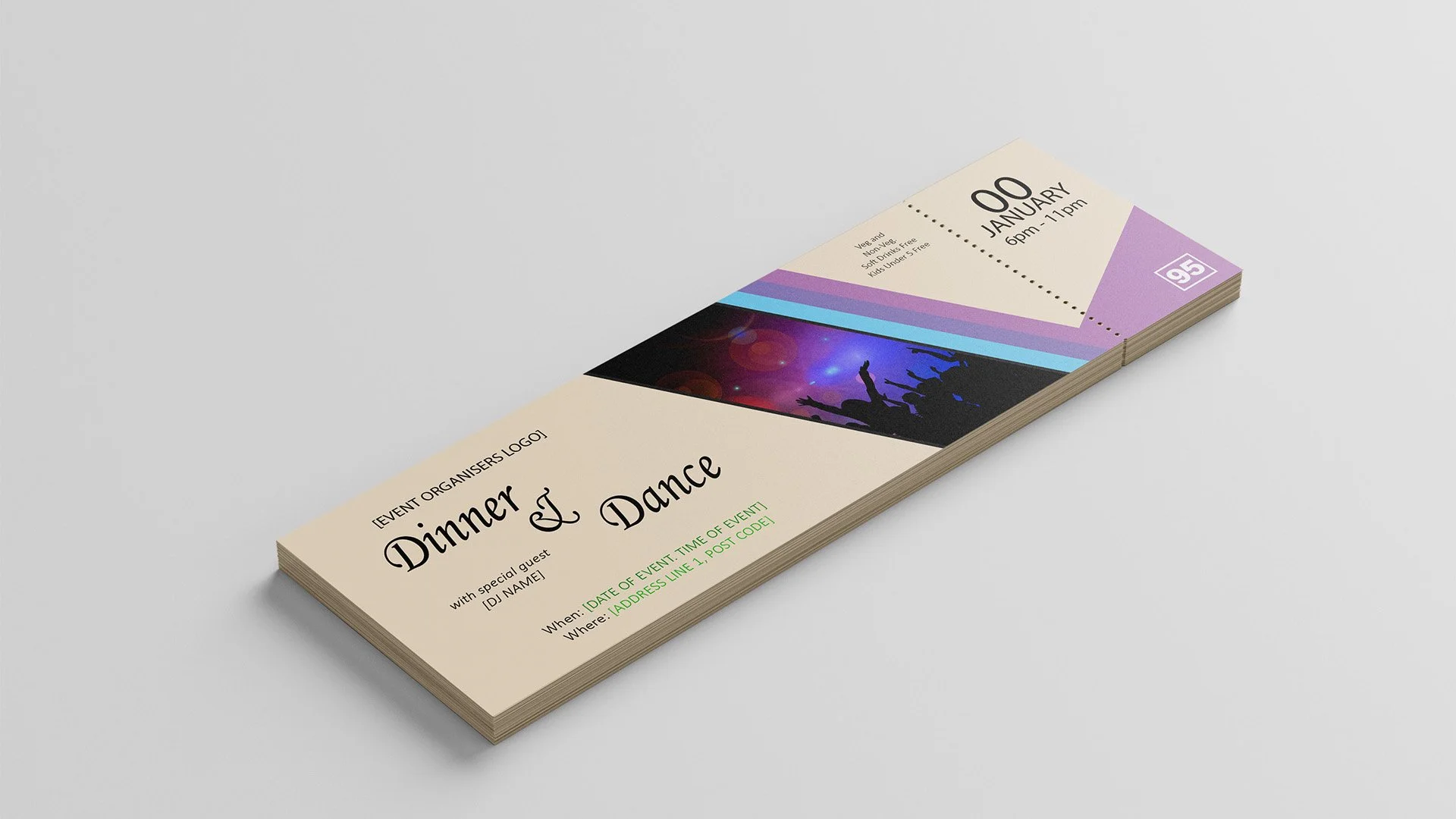 Events Ticket Design