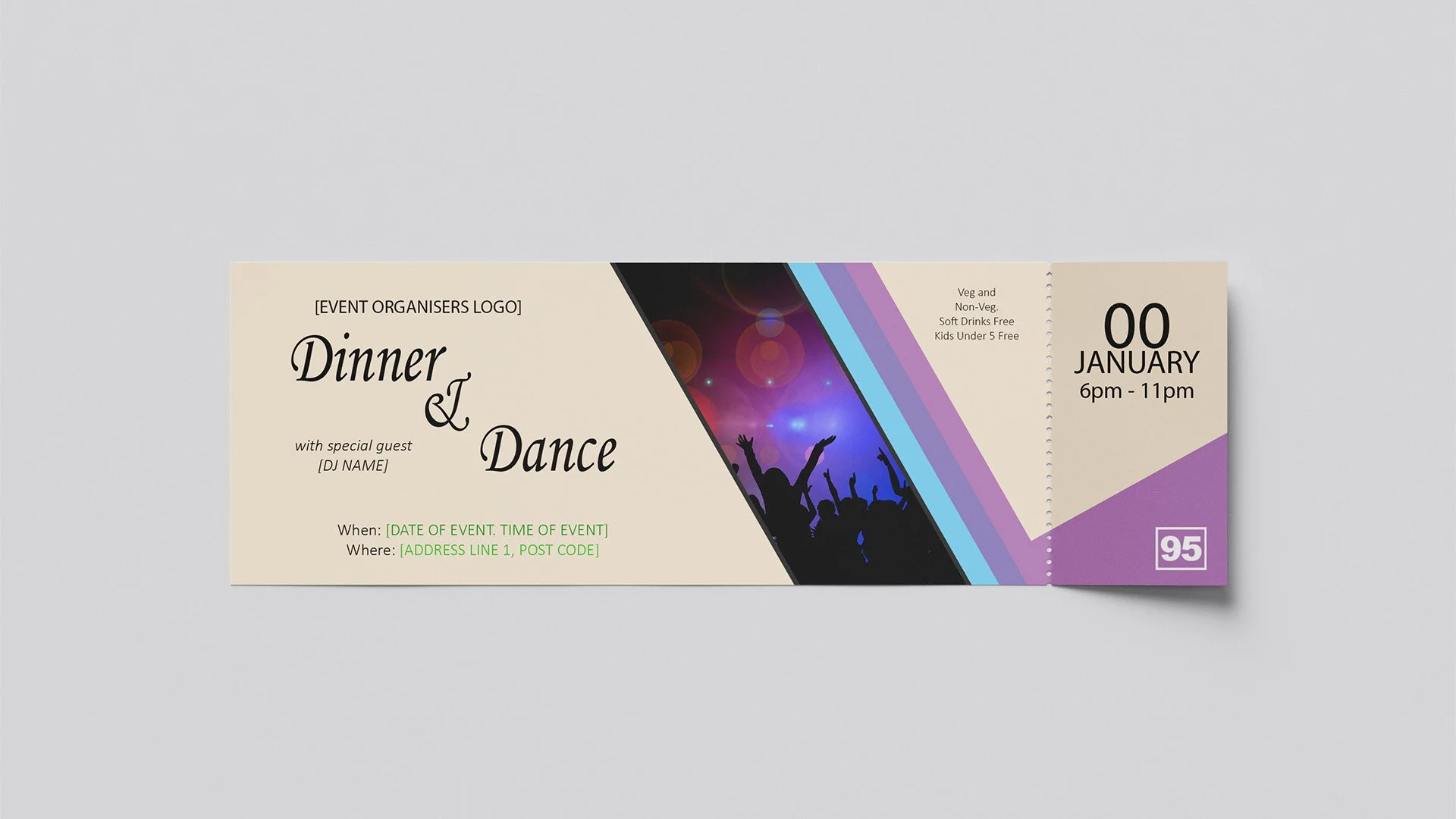 Events Ticket Design 1