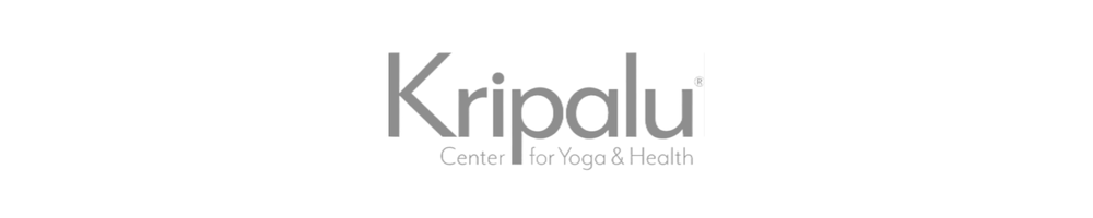 Kripalu Center for Yoga & Health logo in gray text on a white background.