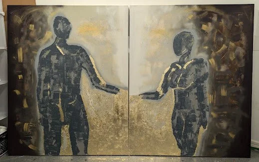 Diptych - Calm in Chaos