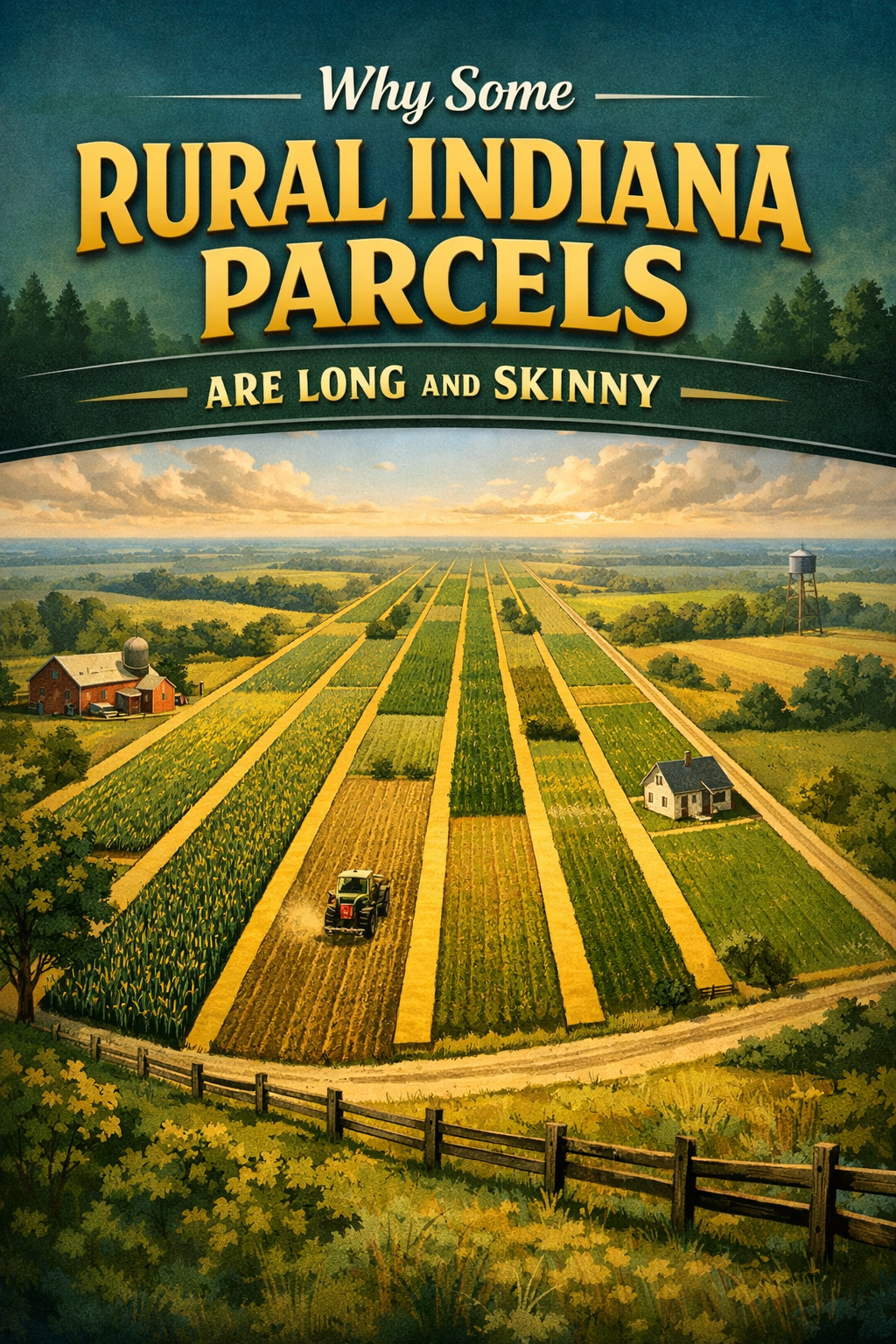 Why Some Rural Indiana Parcels Are Long and Skinny