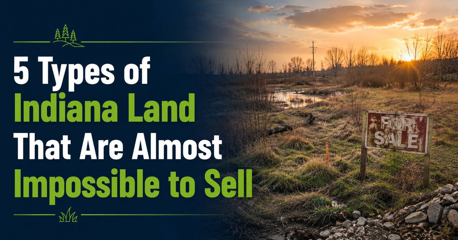 5 Types of Indiana Land That Are Almost Impossible to Sell (And What to Do If You Own One)