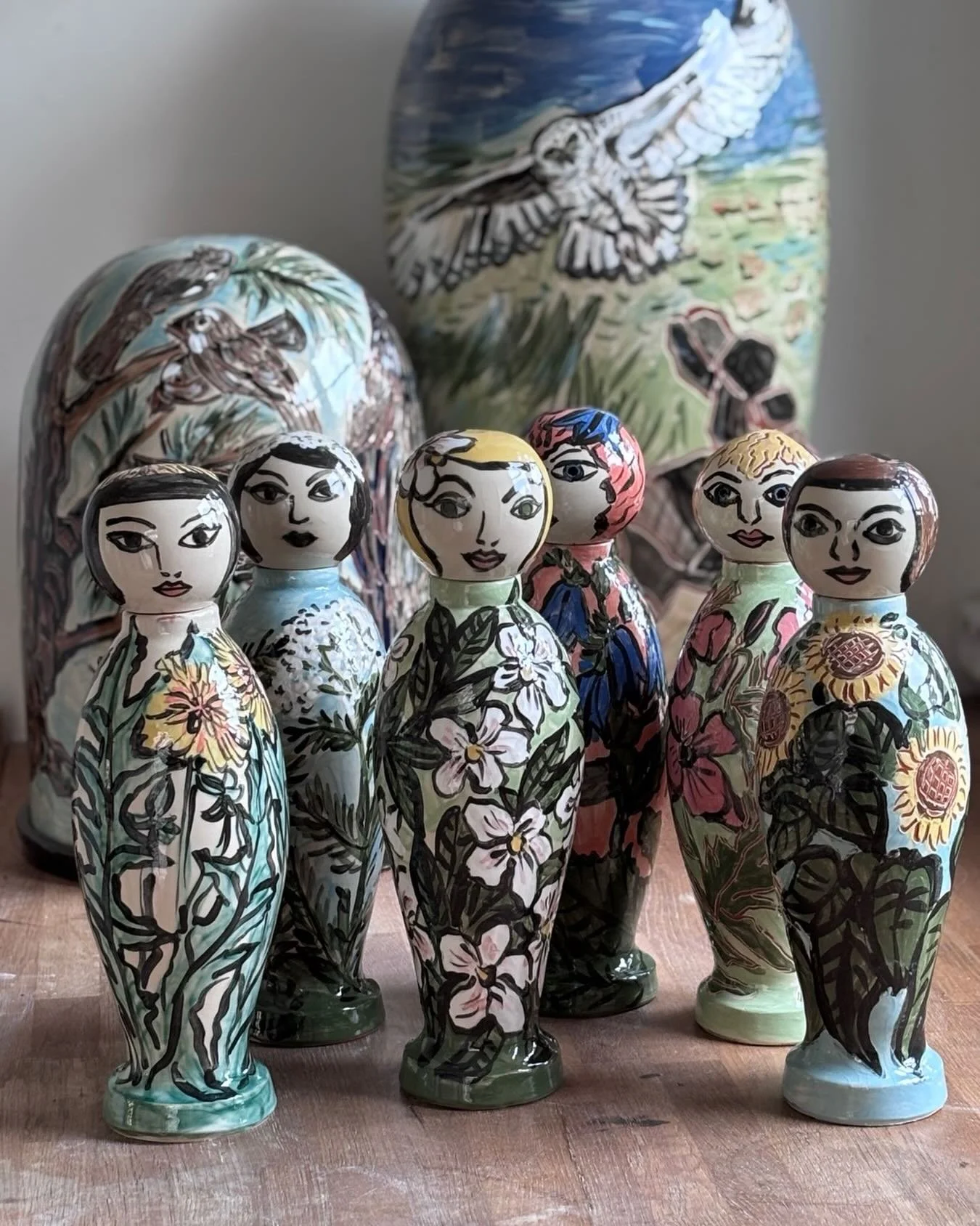 Blomsterb&oslash;rnene gror nu p&aring; Frederiksberg . #lert&oslash;j #floradanica #@bendtsens #ceramicarts