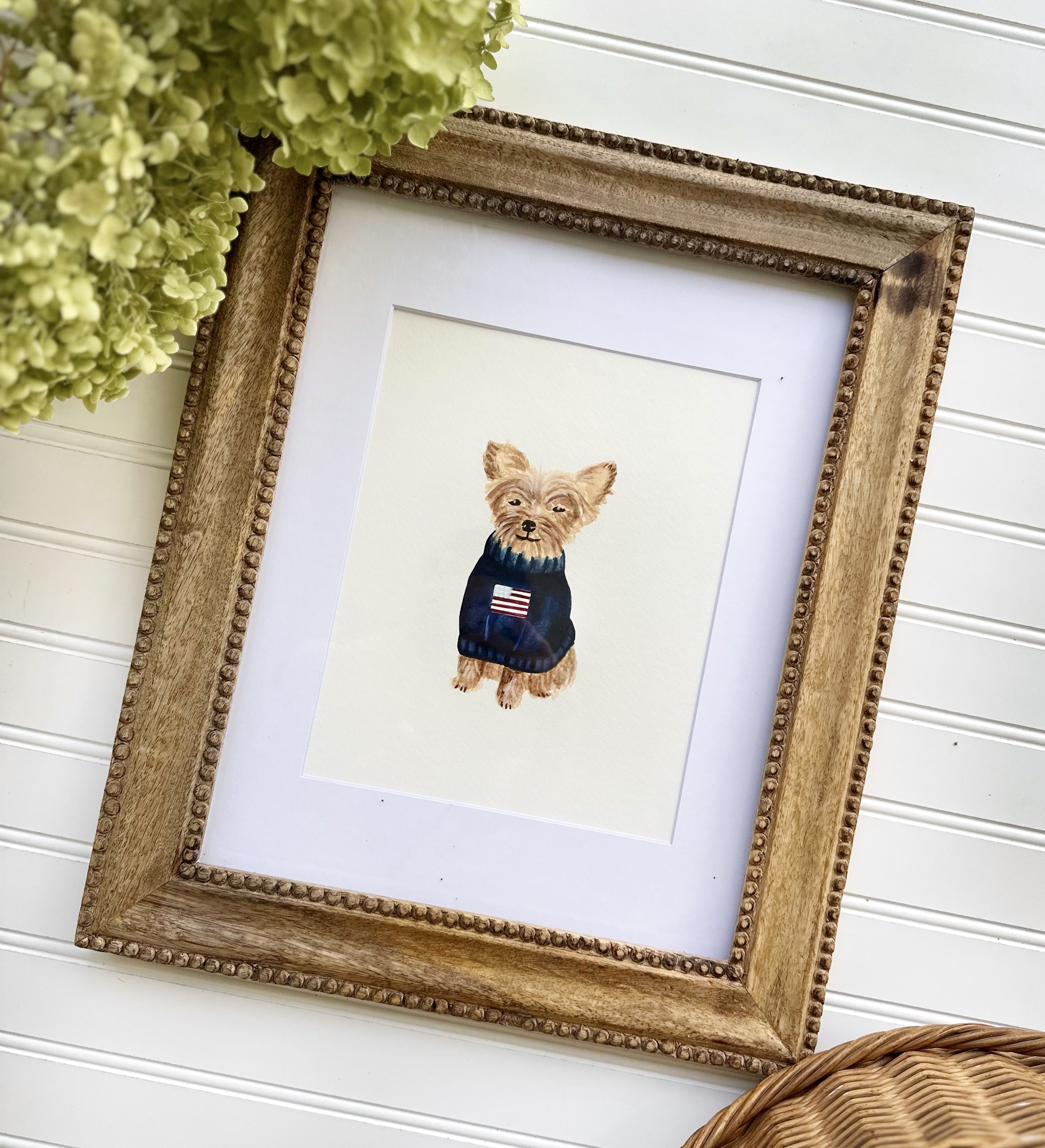 “All American Yorkie” Print