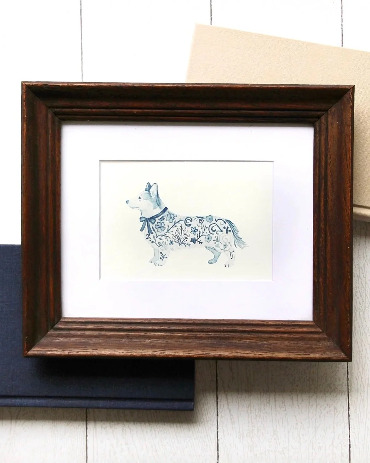 “Porcelain Corgi ” Print