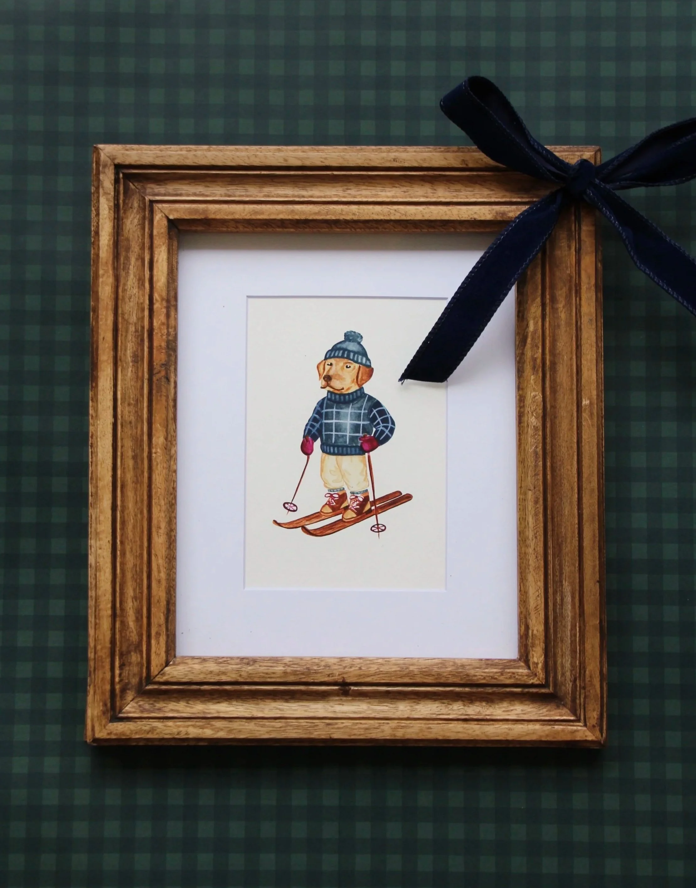 "Ski-In, Ski-Out Lab" Print