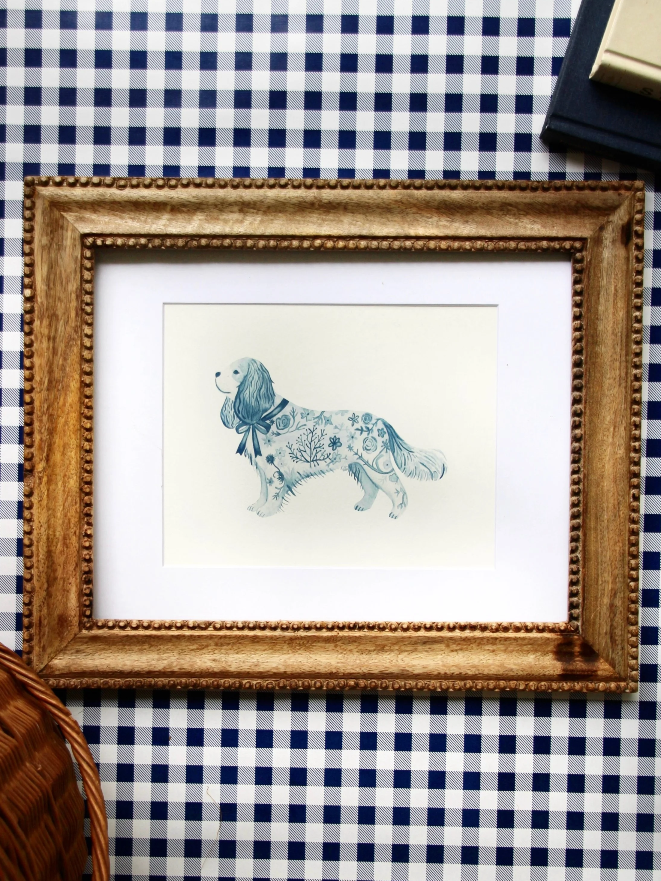 “Porcelain Cavalier King Charles Spaniel ” Print